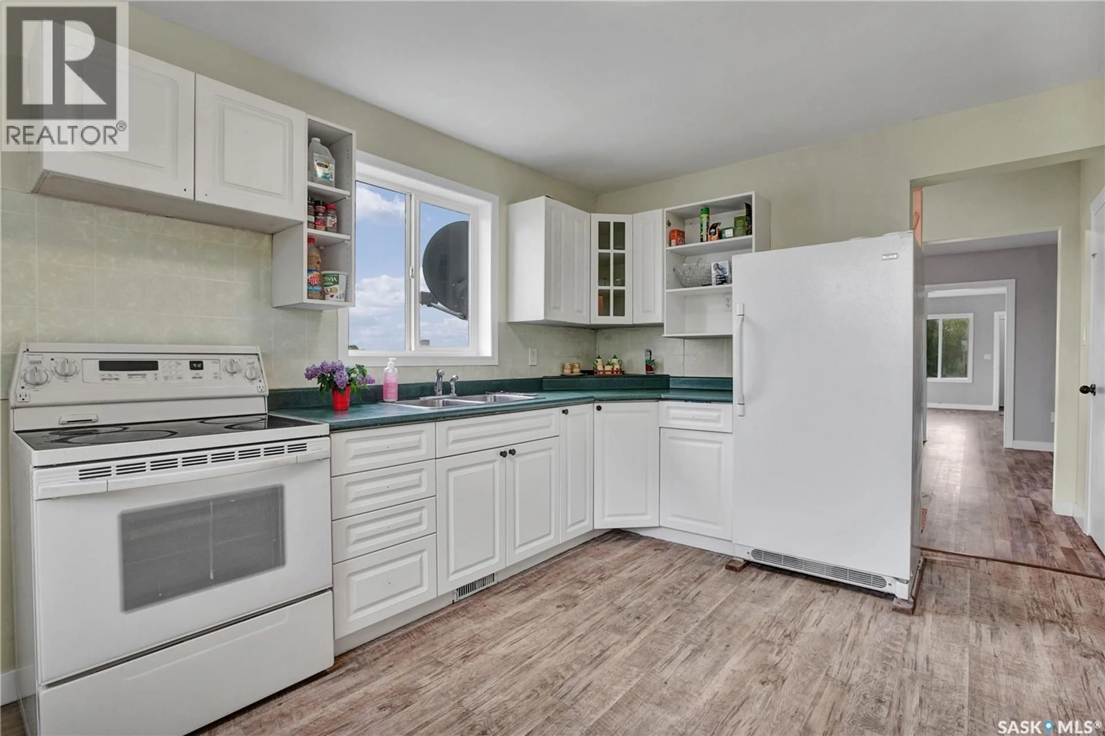 Standard kitchen, ceramic/tile floor for BARAN ACREAGE, Blaine Lake Rm No. 434 Saskatchewan S0J0J0