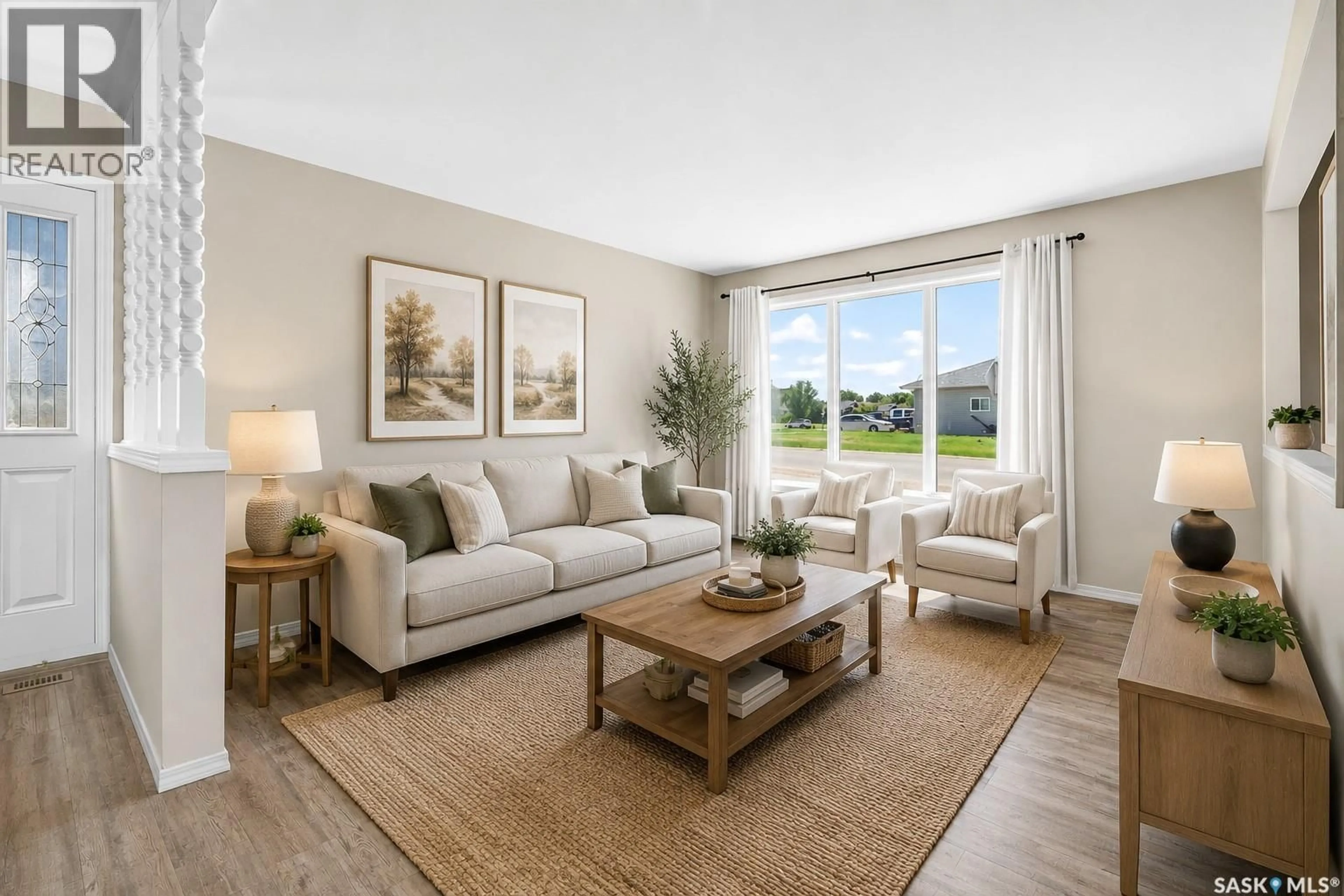 Living room with furniture, unknown for 43 ARLINGTON AVENUE, Moose Jaw Saskatchewan S6K1B2