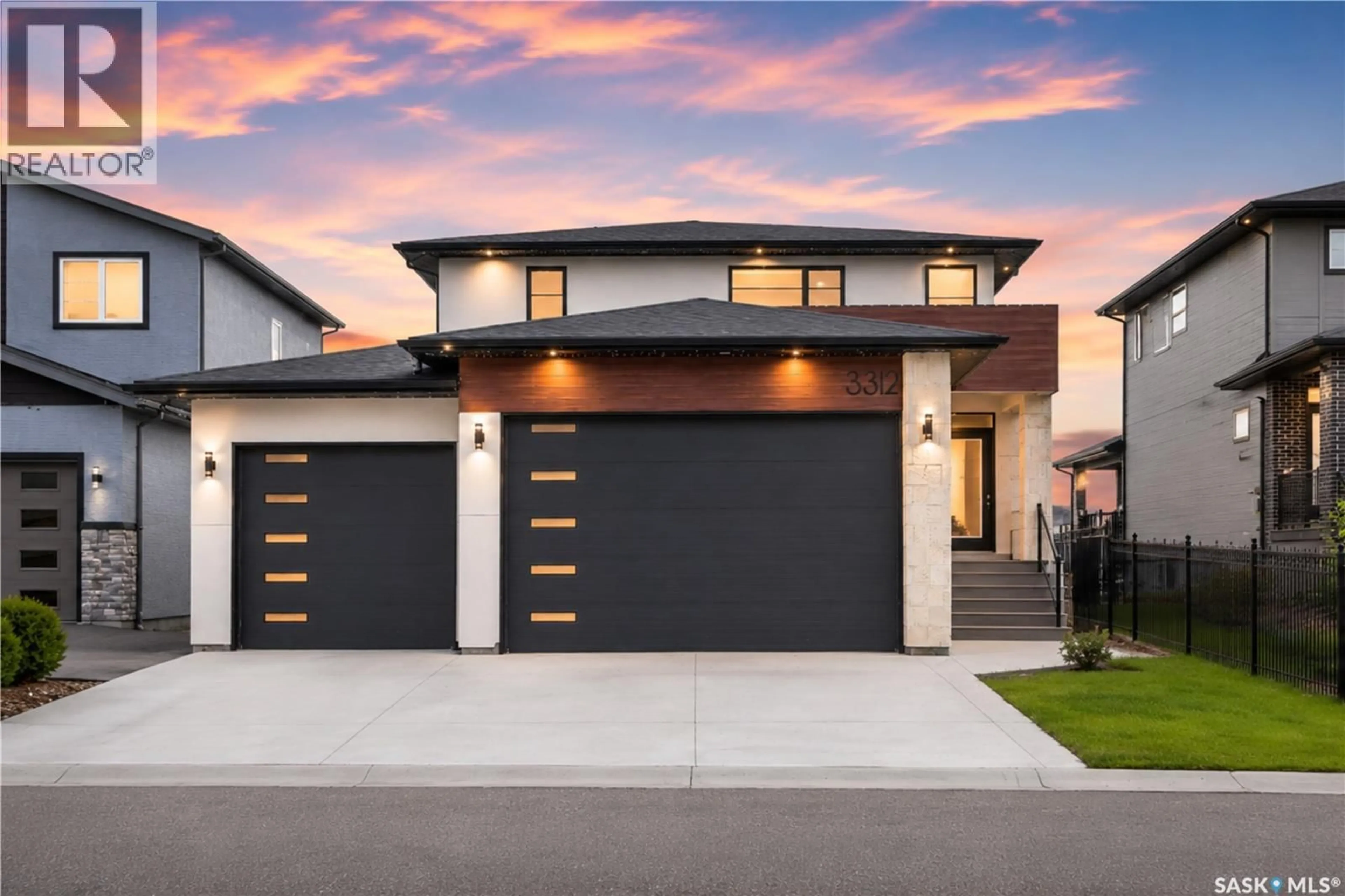 Home with brick exterior material, street for 3312 CROSBIE CRESCENT, Regina Saskatchewan S4V3S4