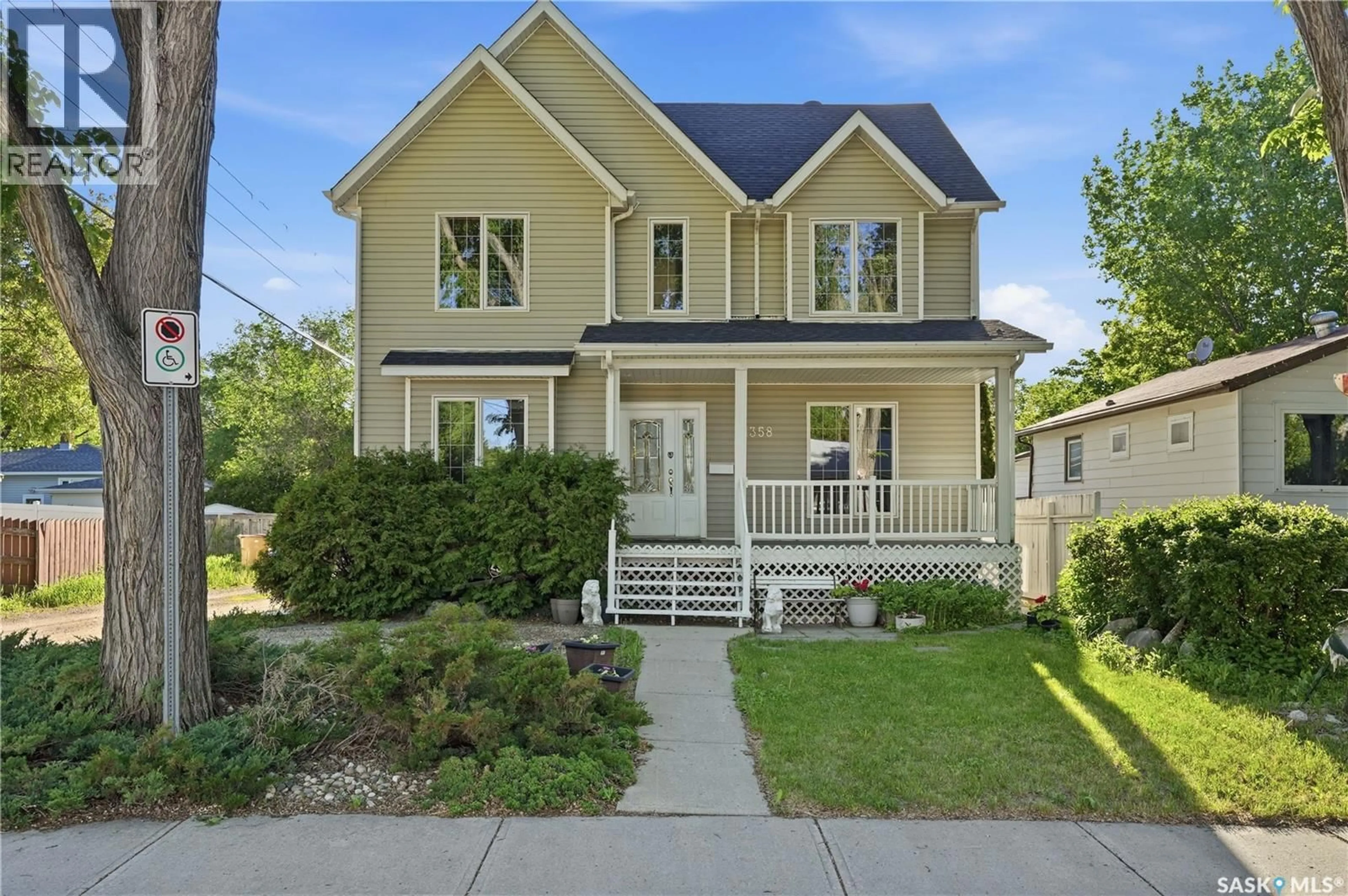 Home with vinyl exterior material, street for 1358 FORGET STREET, Regina Saskatchewan S4T4Y1