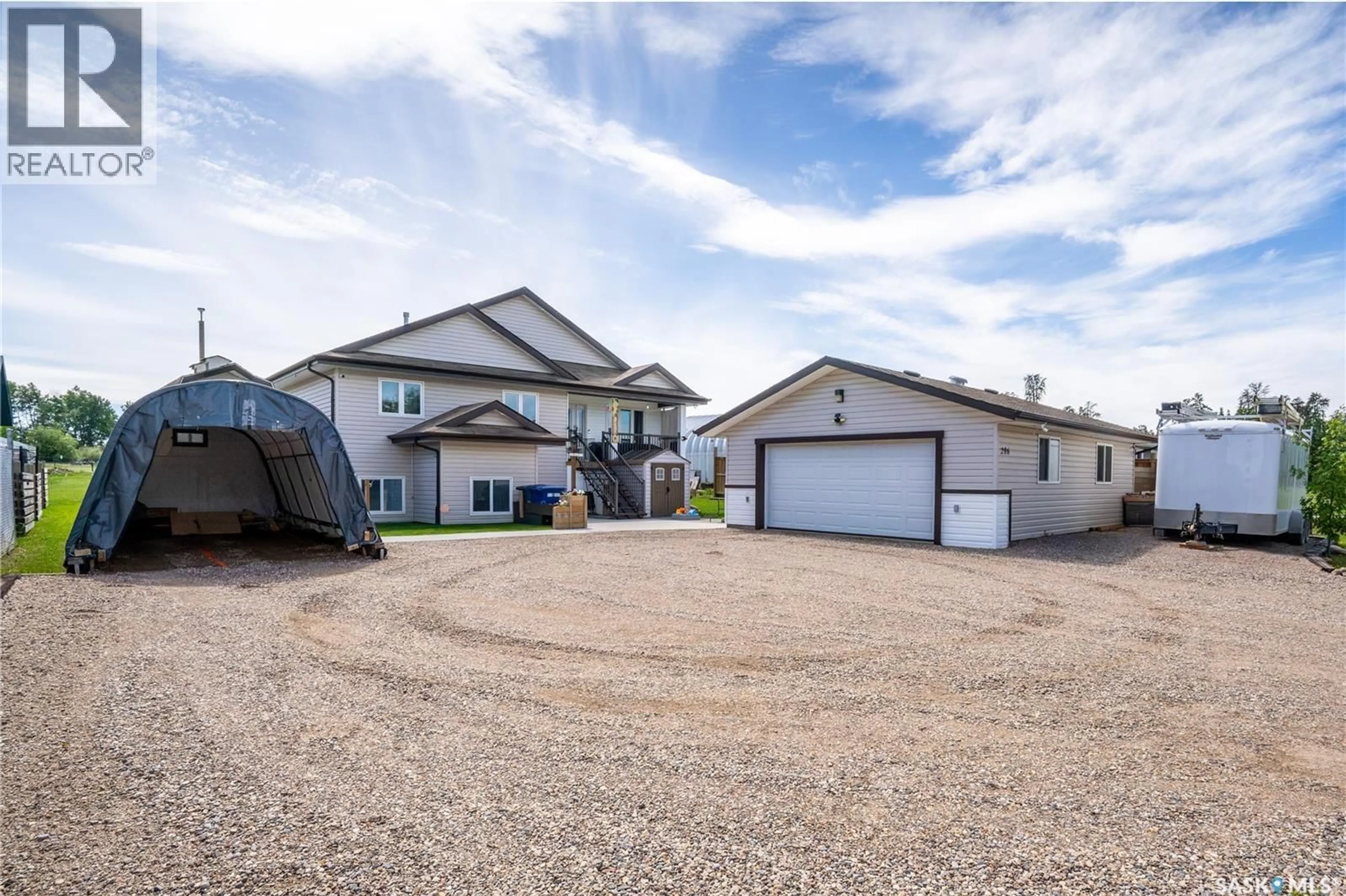 A pic from outside/outdoor area/front of a property/back of a property/a pic from drone, street for S - 206 1ST AVENUE, Pierceland Saskatchewan S0M2K0