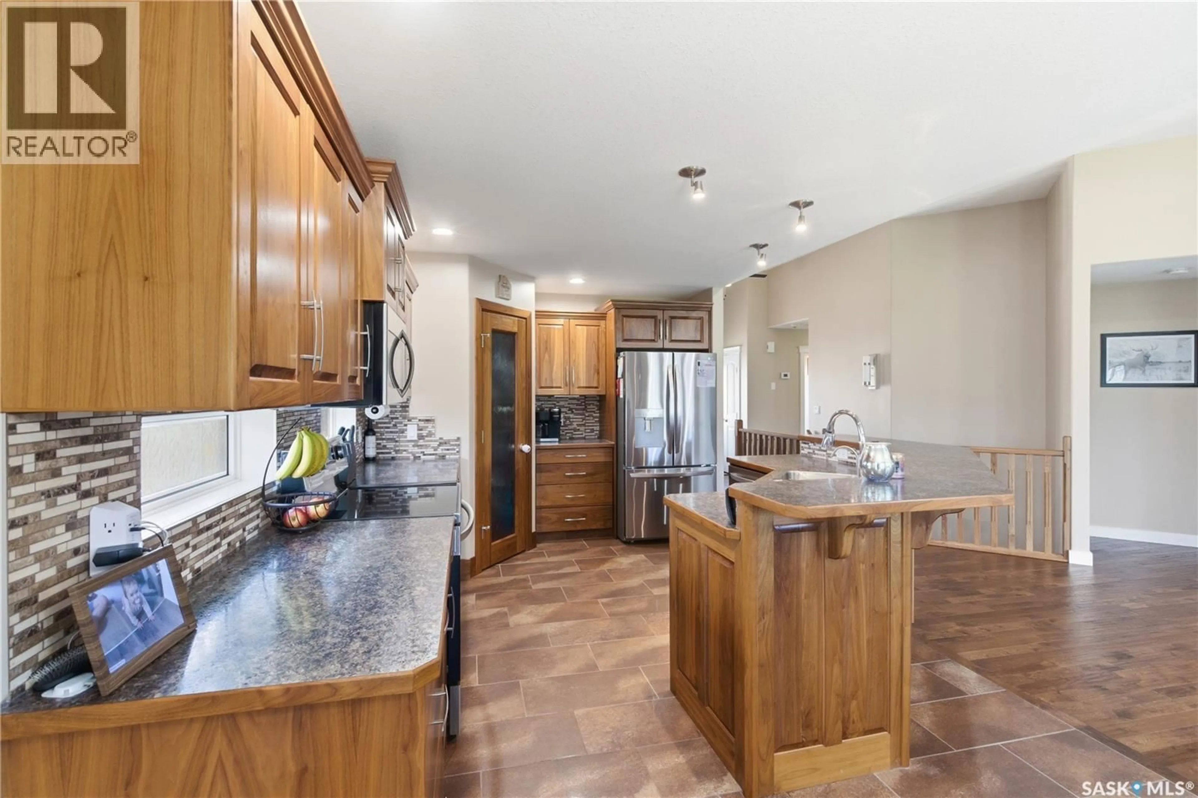 Open concept kitchen, ceramic/tile floor for S - 206 1ST AVENUE, Pierceland Saskatchewan S0M2K0