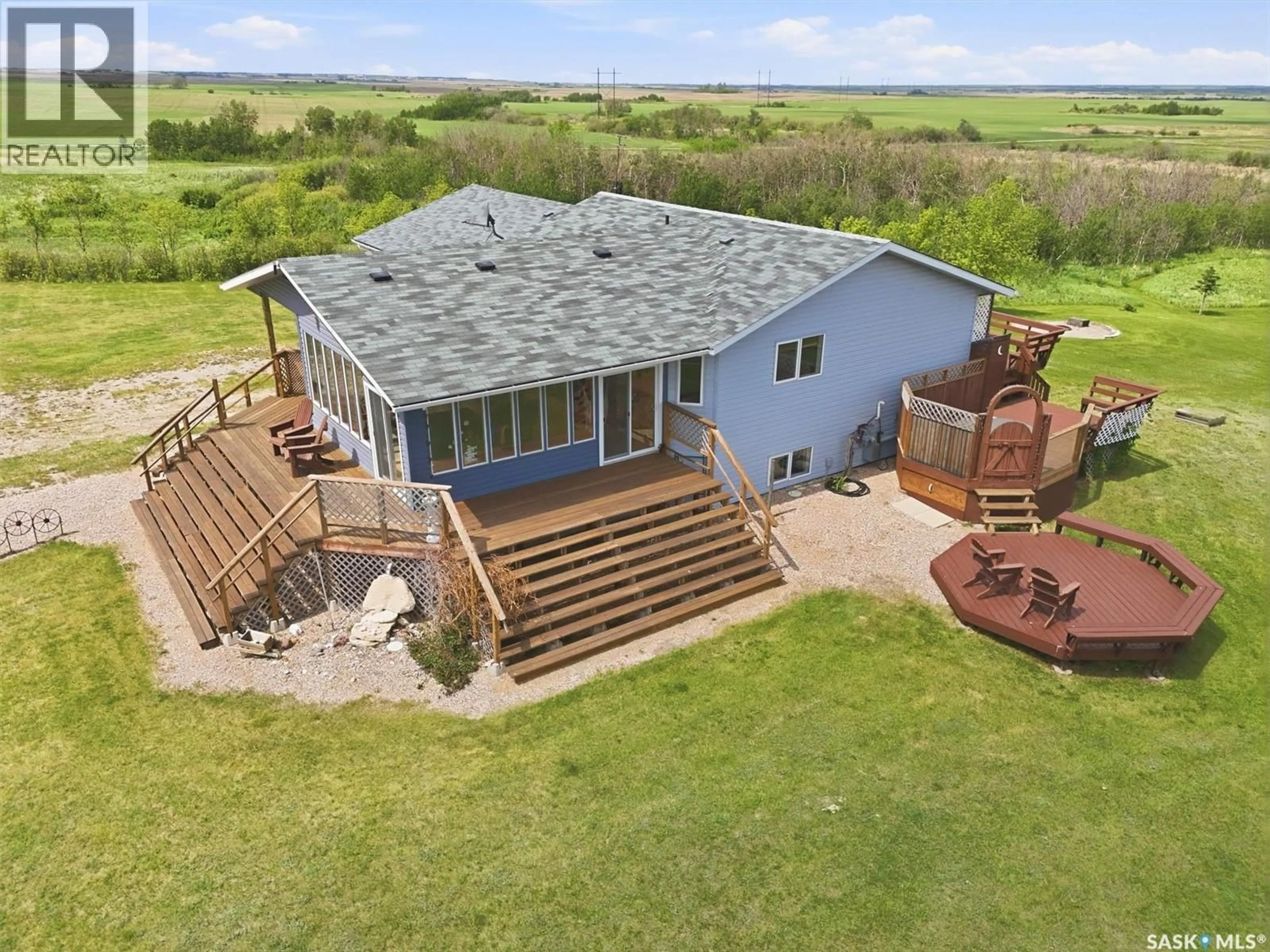 A pic from outside/outdoor area/front of a property/back of a property/a pic from drone, water/lake/river/ocean view for 80 ACRES, Lost River Rm No. 313 Saskatchewan S0K0C0