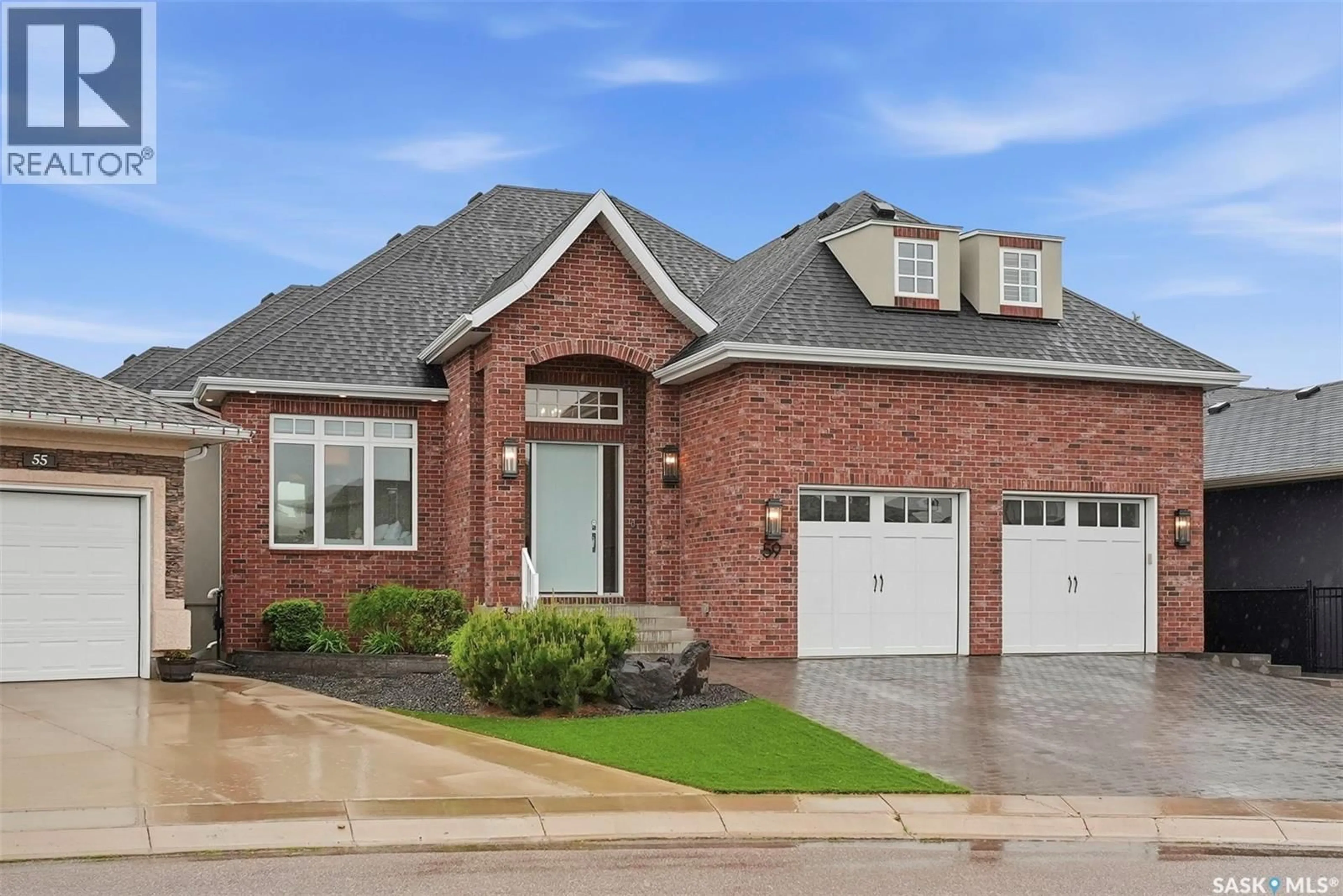 Home with brick exterior material, street for 59 BRIARVALE CRESCENT, Saskatoon Saskatchewan S7V0B2