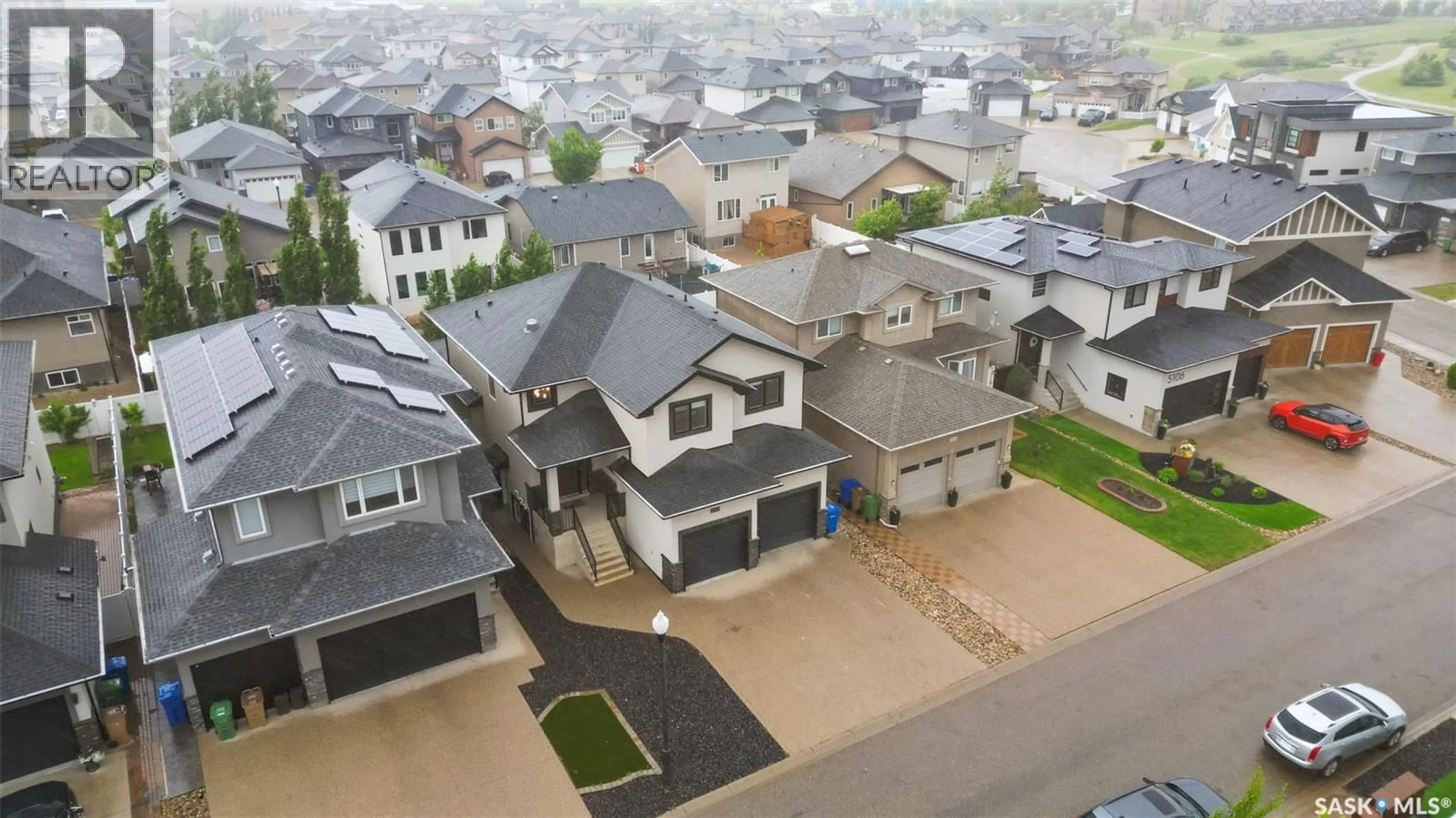 A pic from outside/outdoor area/front of a property/back of a property/a pic from drone, street for 5114 AVIATOR PLACE, Regina Saskatchewan S4W0G6