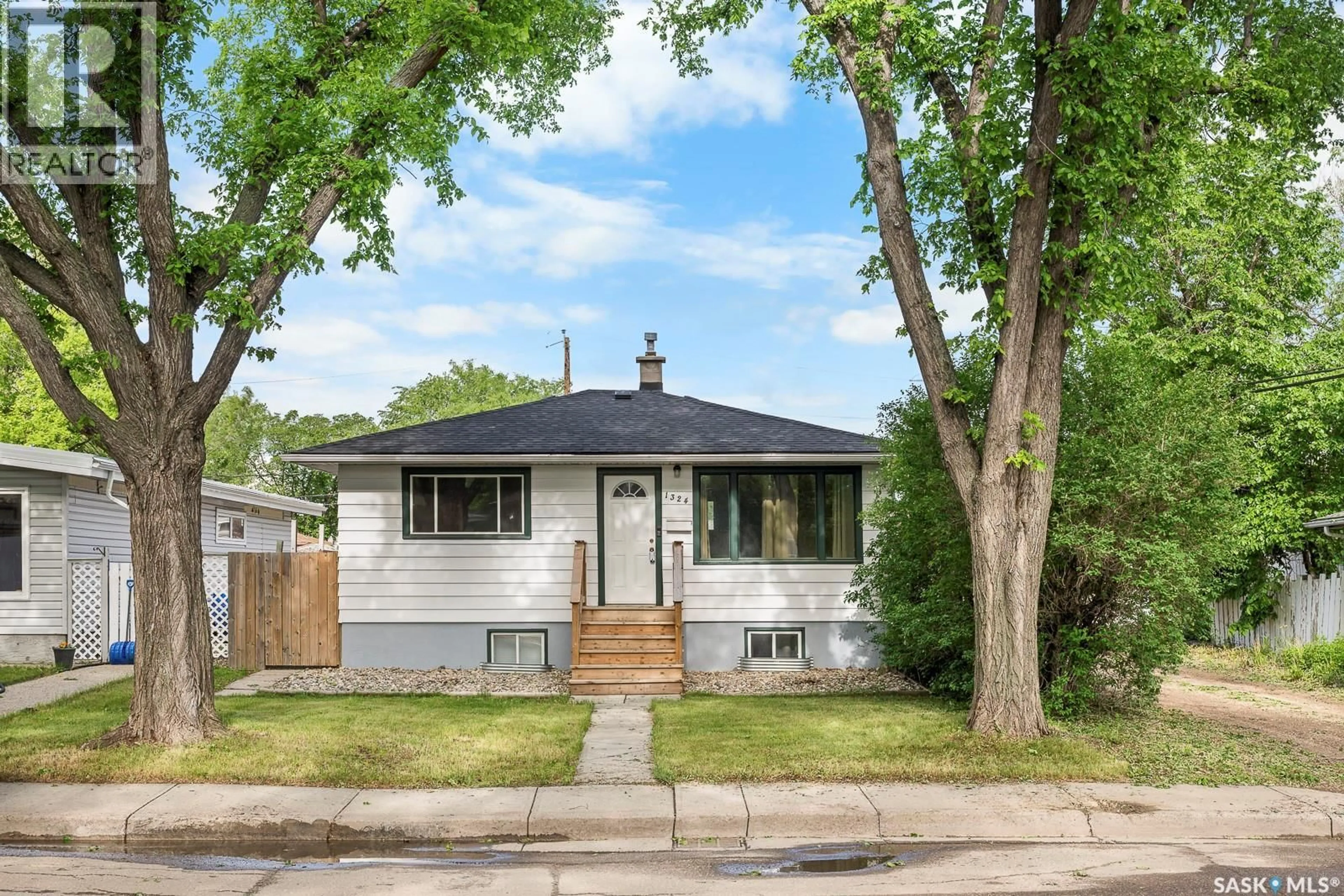 Home with vinyl exterior material, street for 1324 FORGET STREET, Regina Saskatchewan S4T4Y1