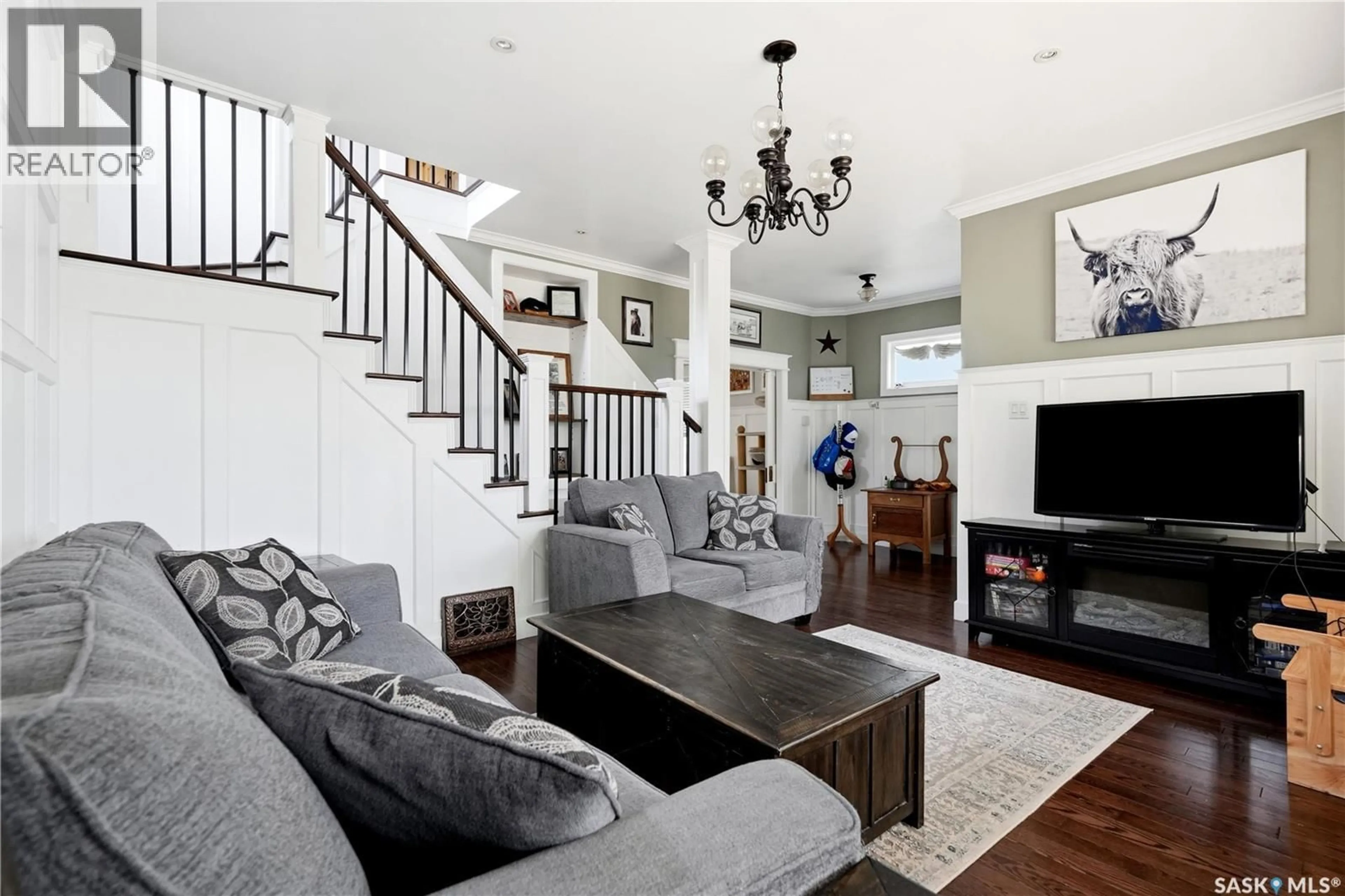 Living room with furniture, unknown for 1027 GRAFTON AVENUE, Moose Jaw Saskatchewan S6H3S2