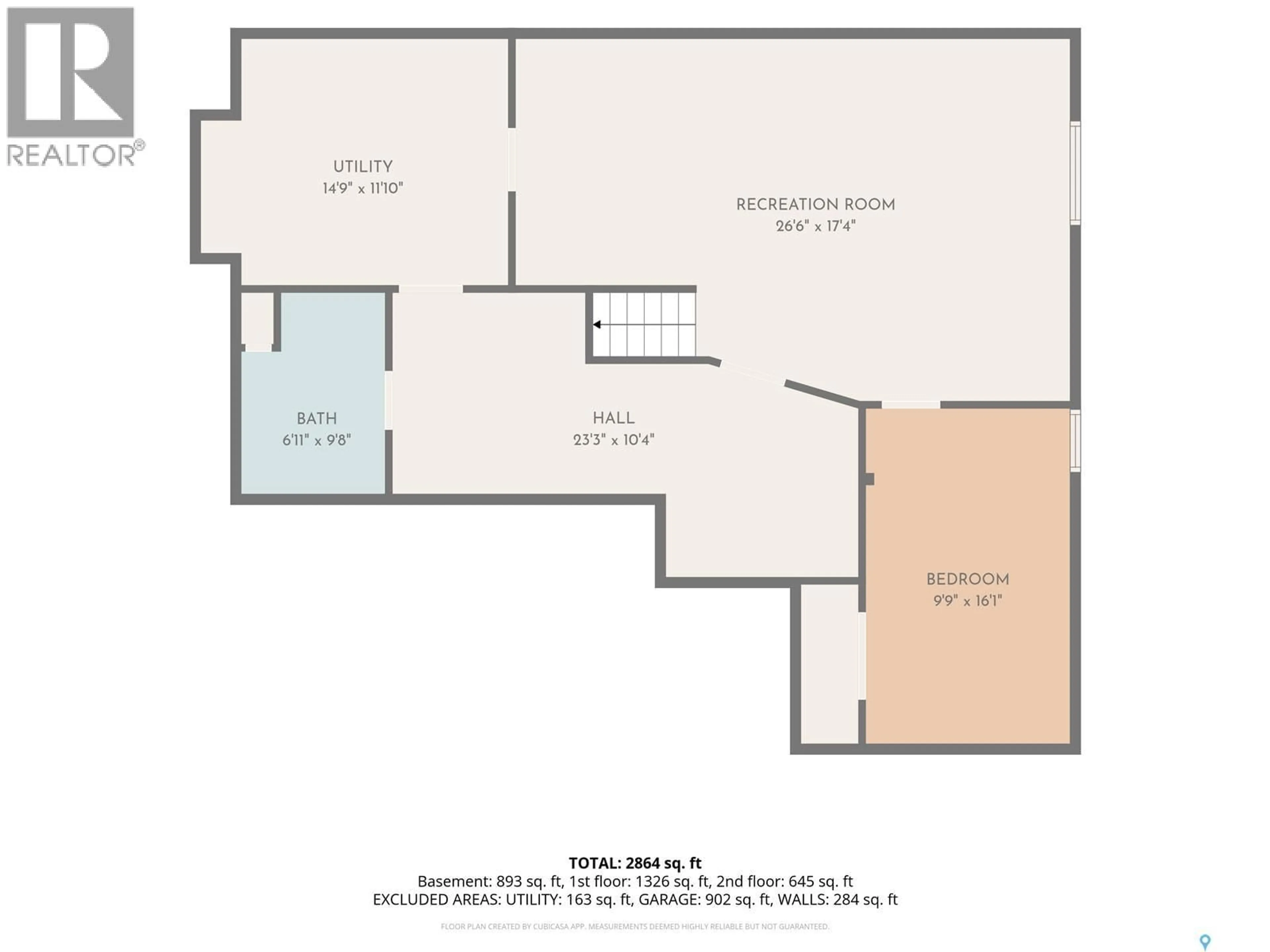Floor plan for 406 BRAEBURN CRESCENT, Saskatoon Saskatchewan S7V1A5