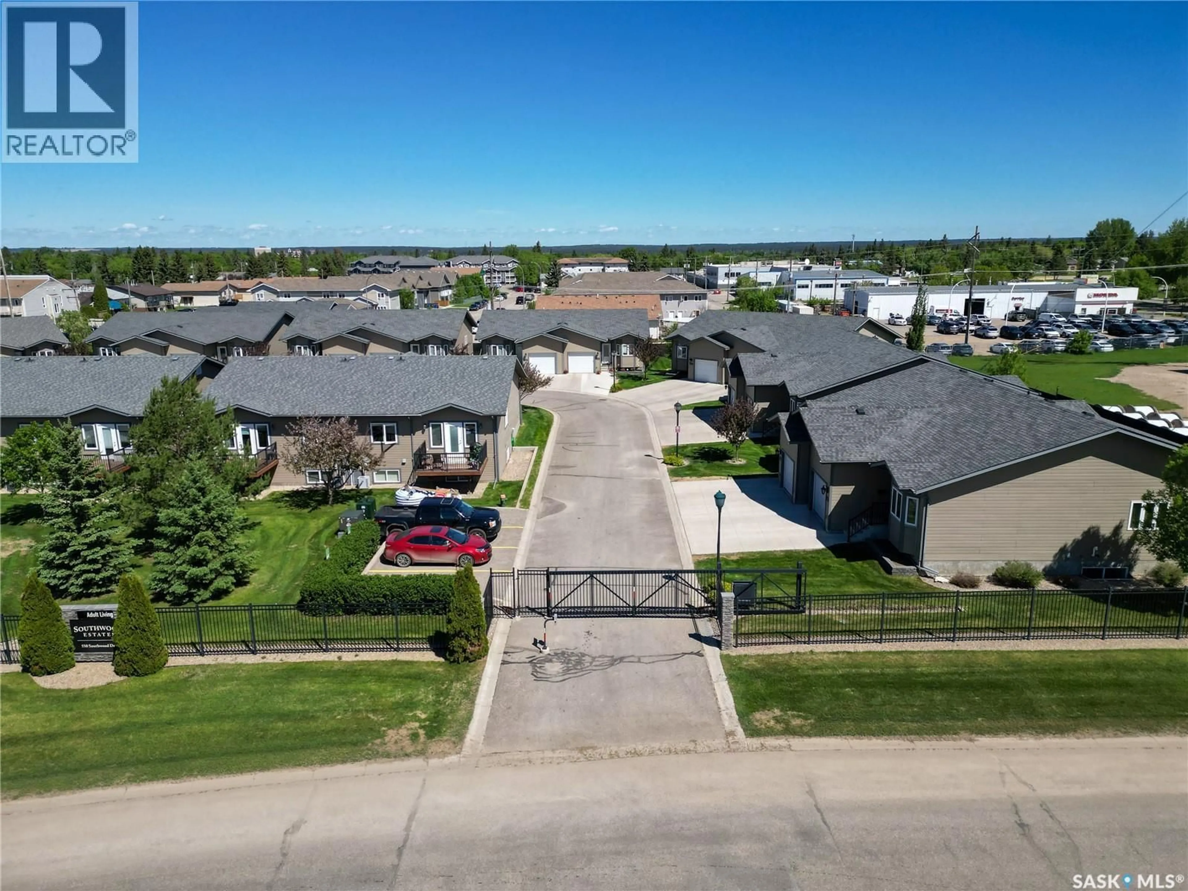 A pic from outside/outdoor area/front of a property/back of a property/a pic from drone, street for 20 SOUTHWOOD DRIVE, Prince Albert Saskatchewan S6V1G4