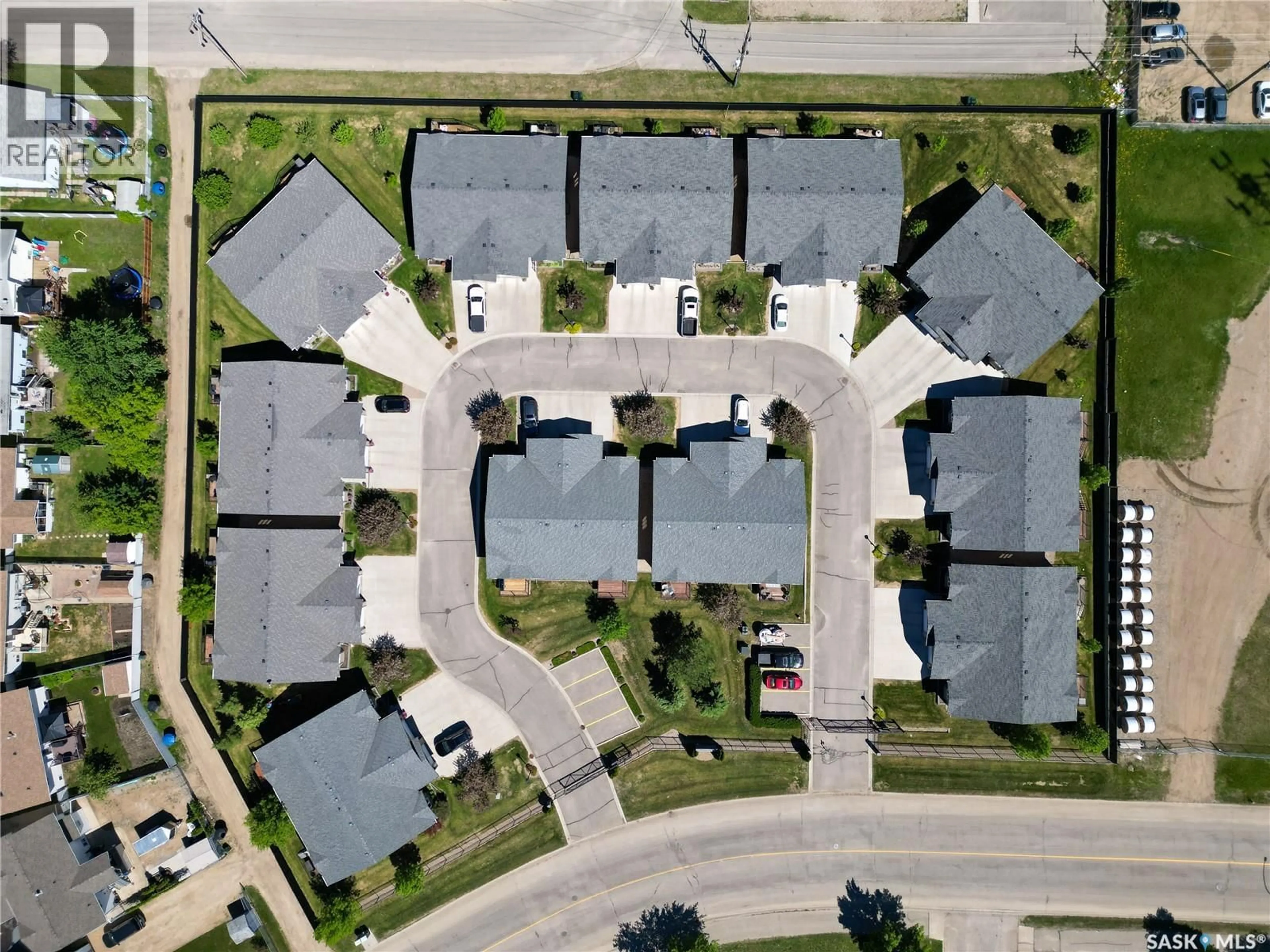 A pic from outside/outdoor area/front of a property/back of a property/a pic from drone, street for 20 SOUTHWOOD DRIVE, Prince Albert Saskatchewan S6V1G4