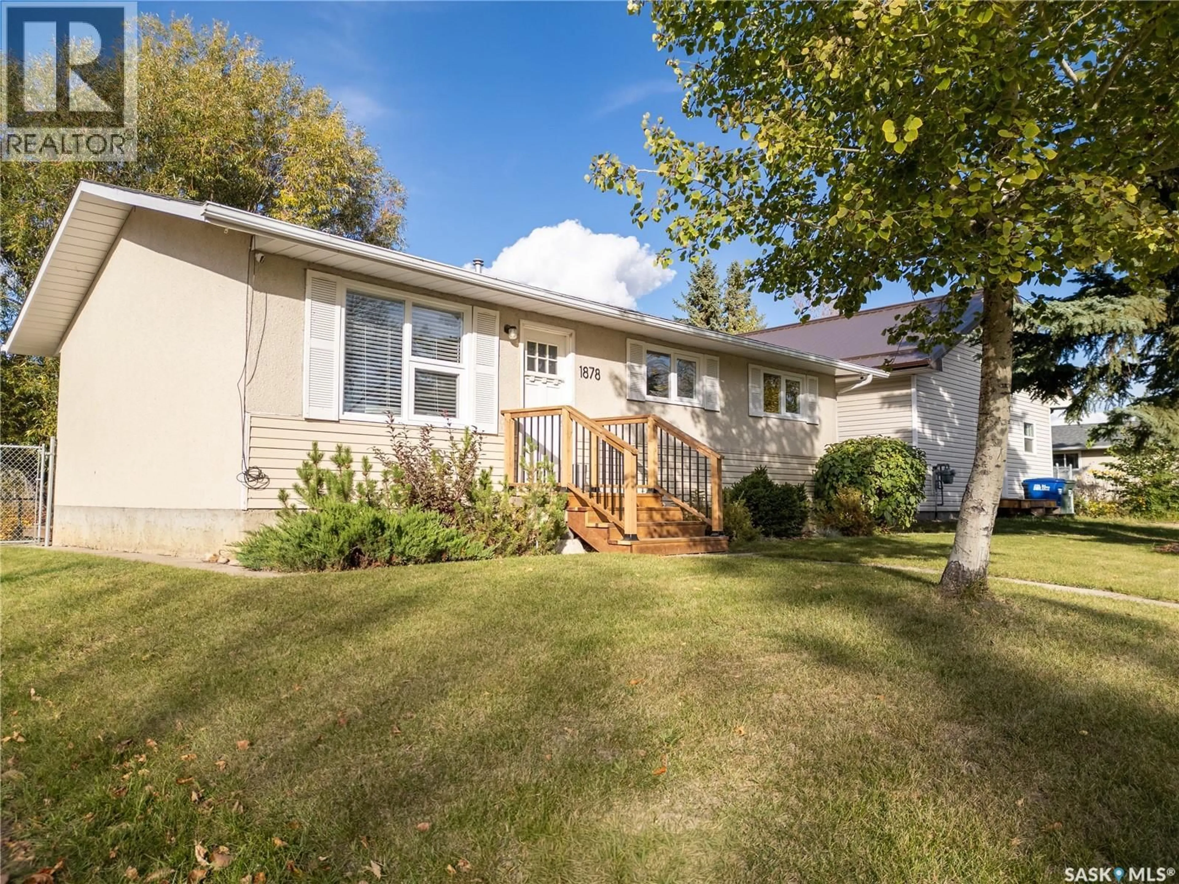 Home with vinyl exterior material, street for 1878 13TH STREET, Prince Albert Saskatchewan S6V3K3