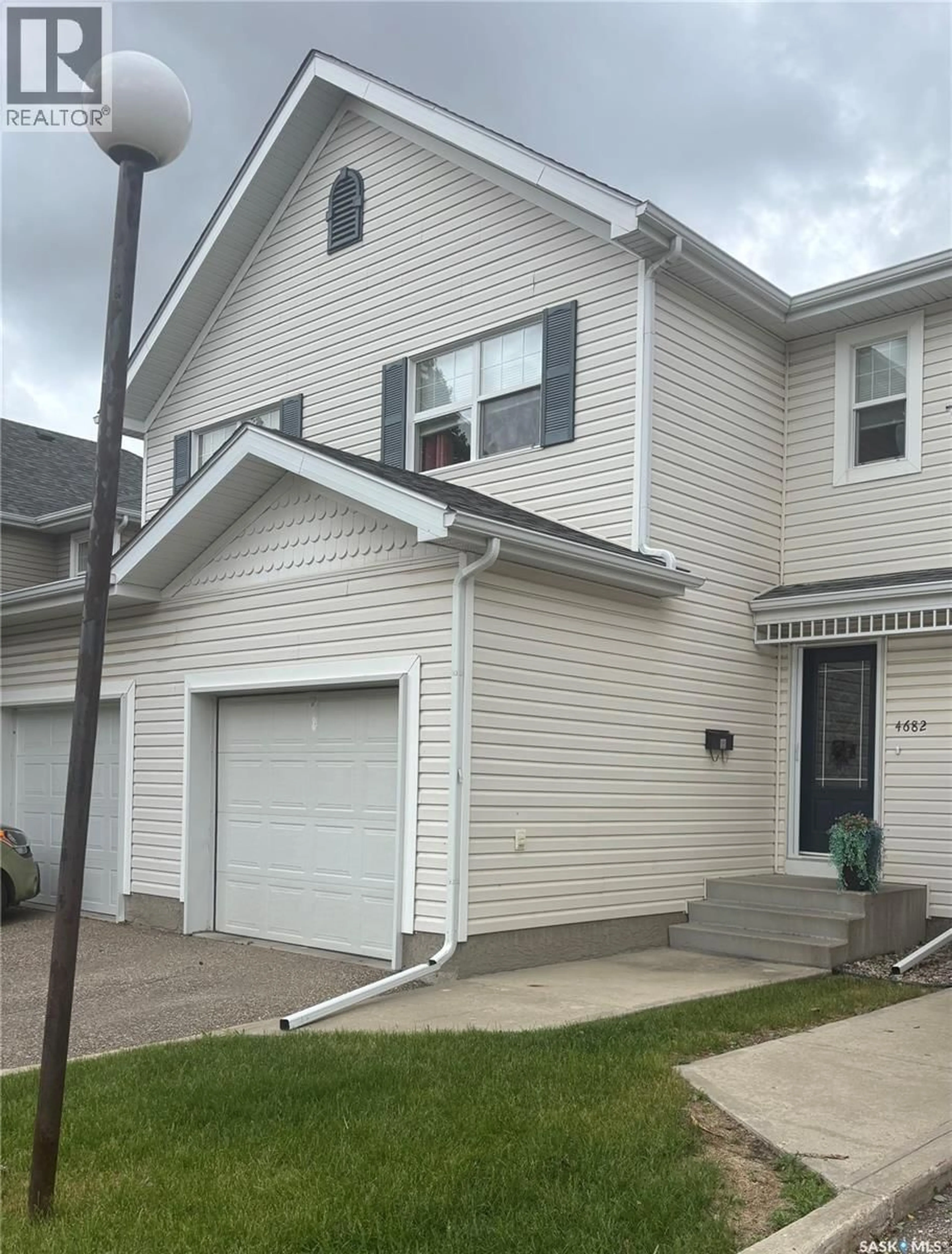 Home with vinyl exterior material, street for 4682 MARIGOLD DRIVE, Regina Saskatchewan S4X4S5