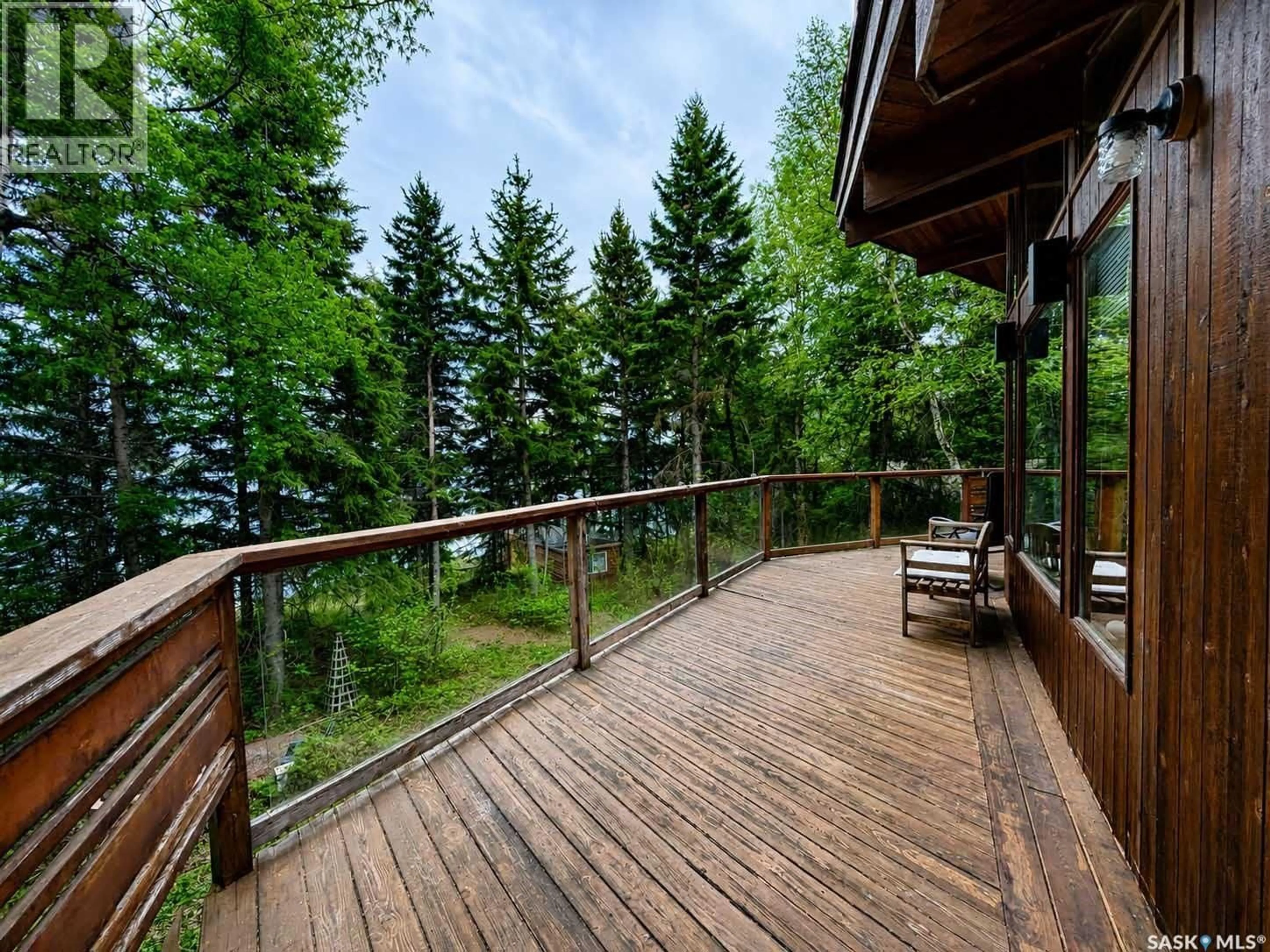 Patio, forest/trees view for 333 AMBROSE AVENUE, Lakeland Rm No. 521 Saskatchewan S0J0N0
