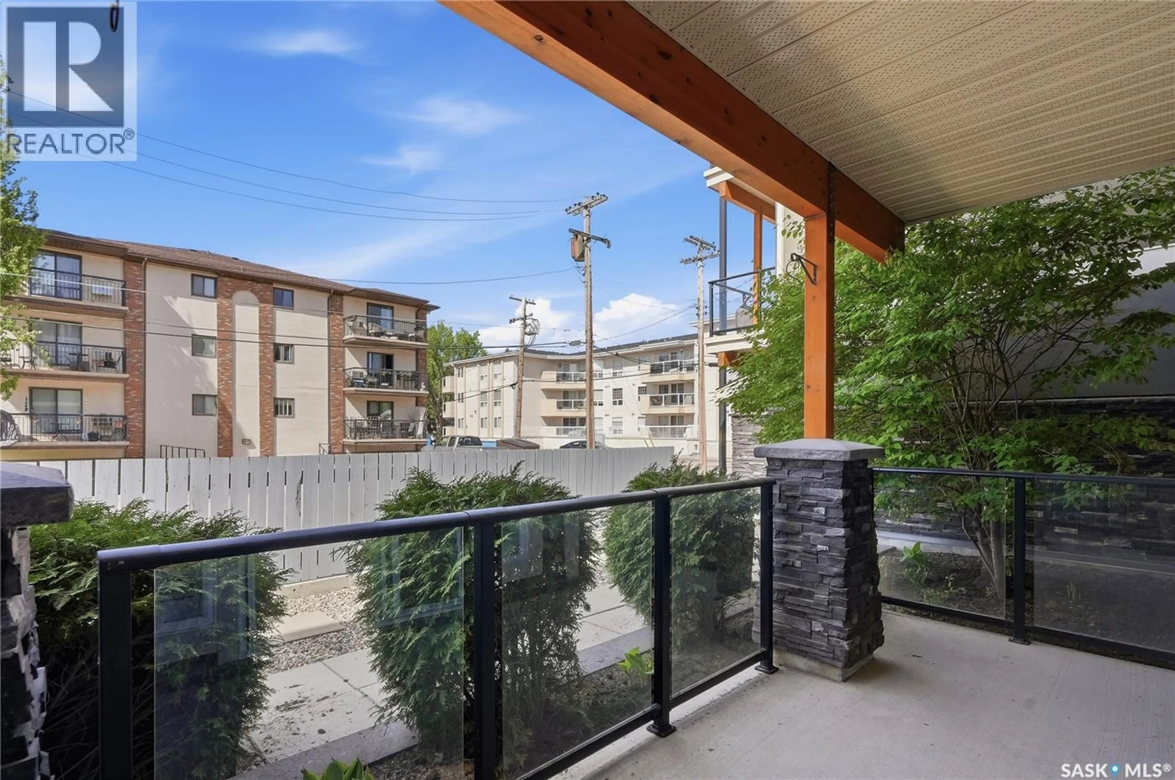 Patio, unknown for 107 721 8TH STREET, Saskatoon Saskatchewan S7H0R4