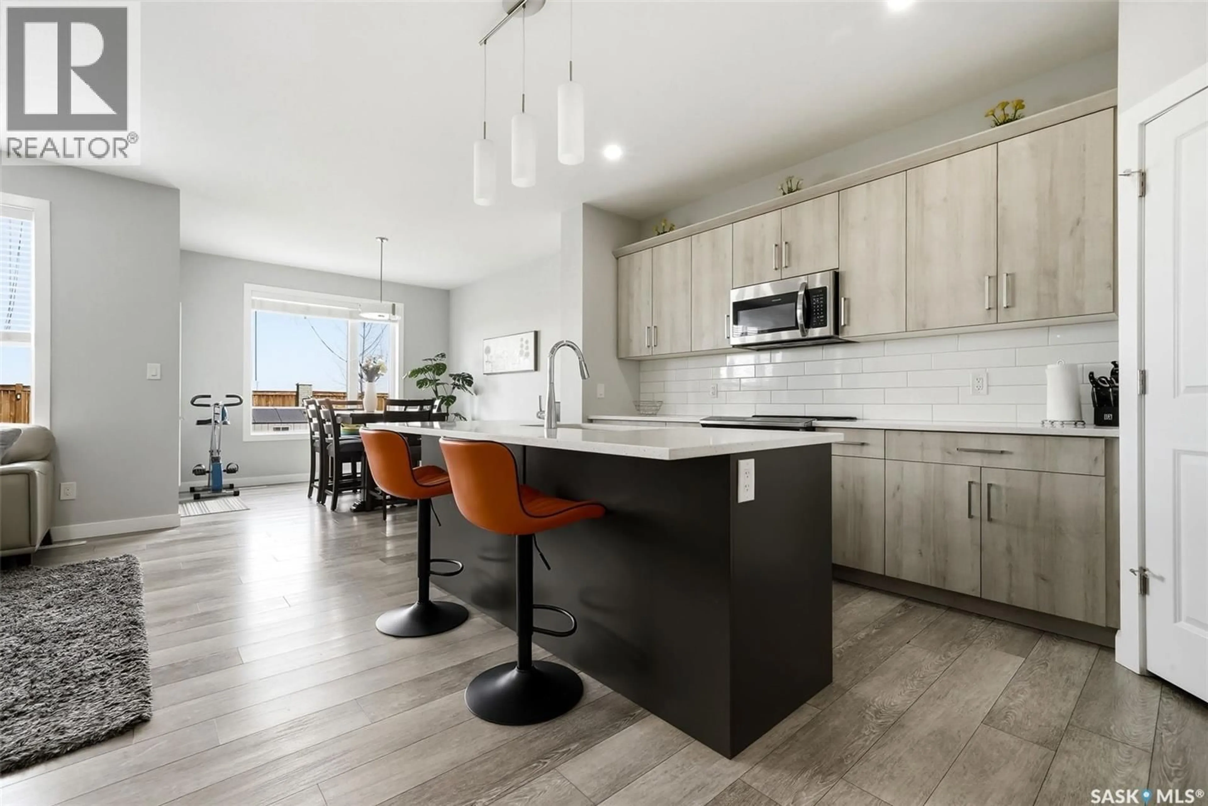 Open concept kitchen, ceramic/tile floor for 7944 BARLEY CRESCENT, Regina Saskatchewan S4Y0E6