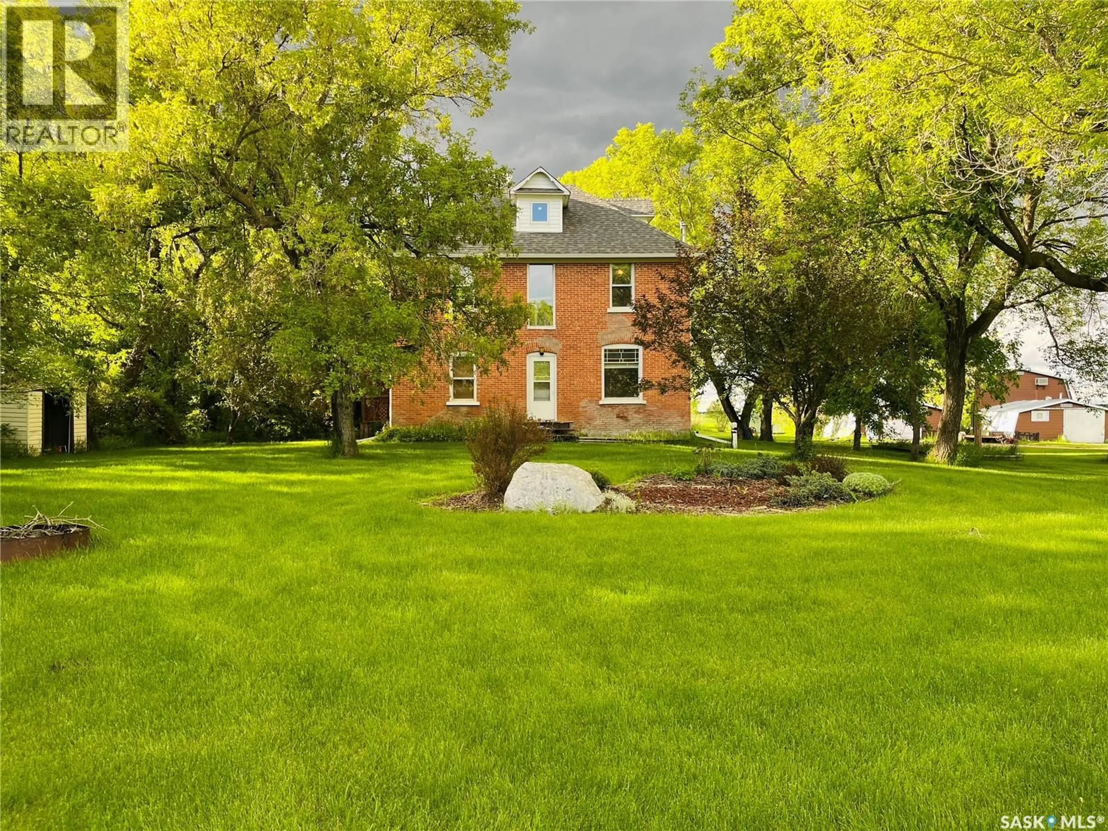 Home with brick exterior material, street for TRIM ACREAGE, Rocanville Rm No. 151 Saskatchewan S0A3L0