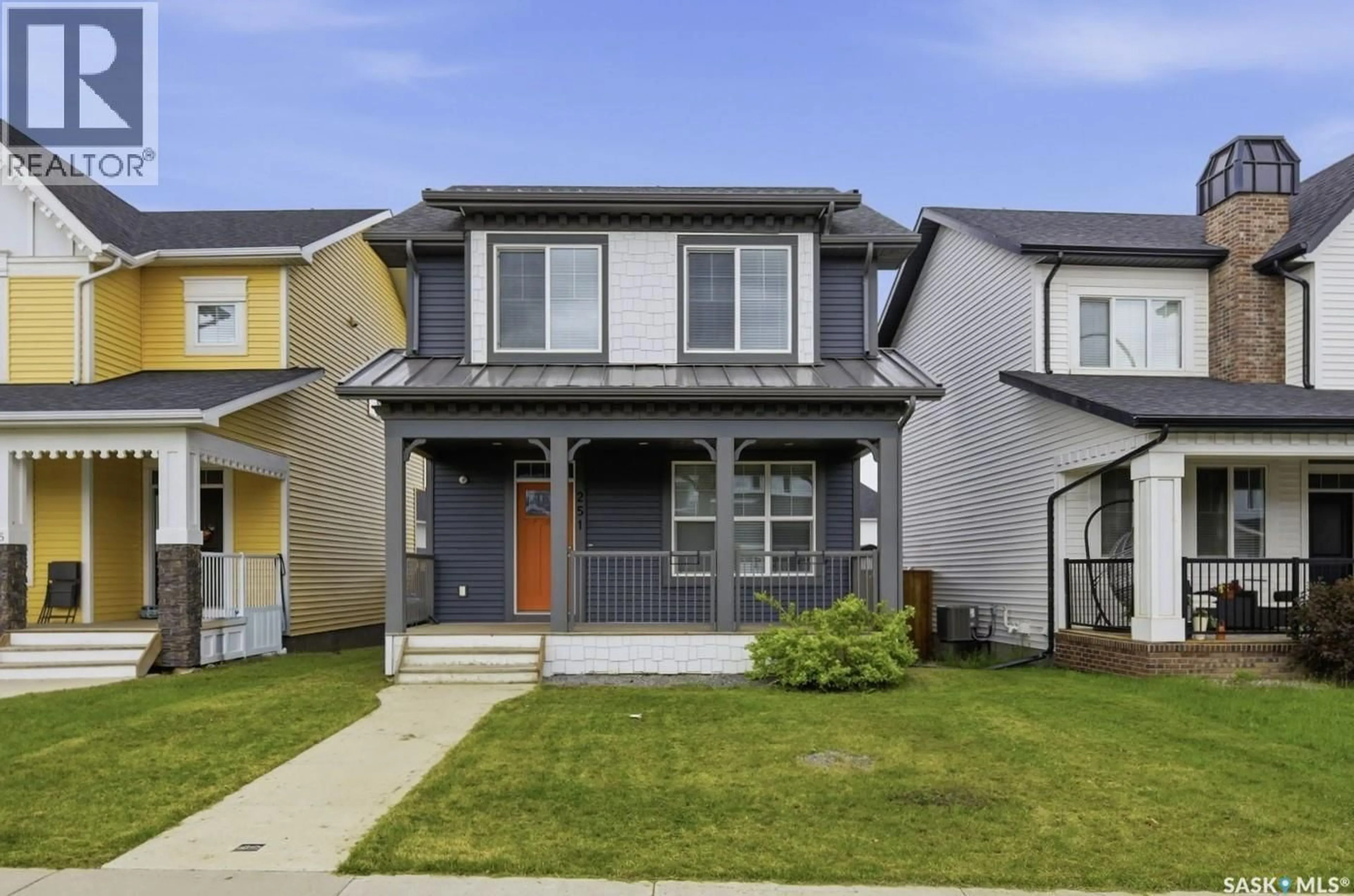 Home with vinyl exterior material, street for 251 NEWTON LINK, Saskatoon Saskatchewan S7V0M8