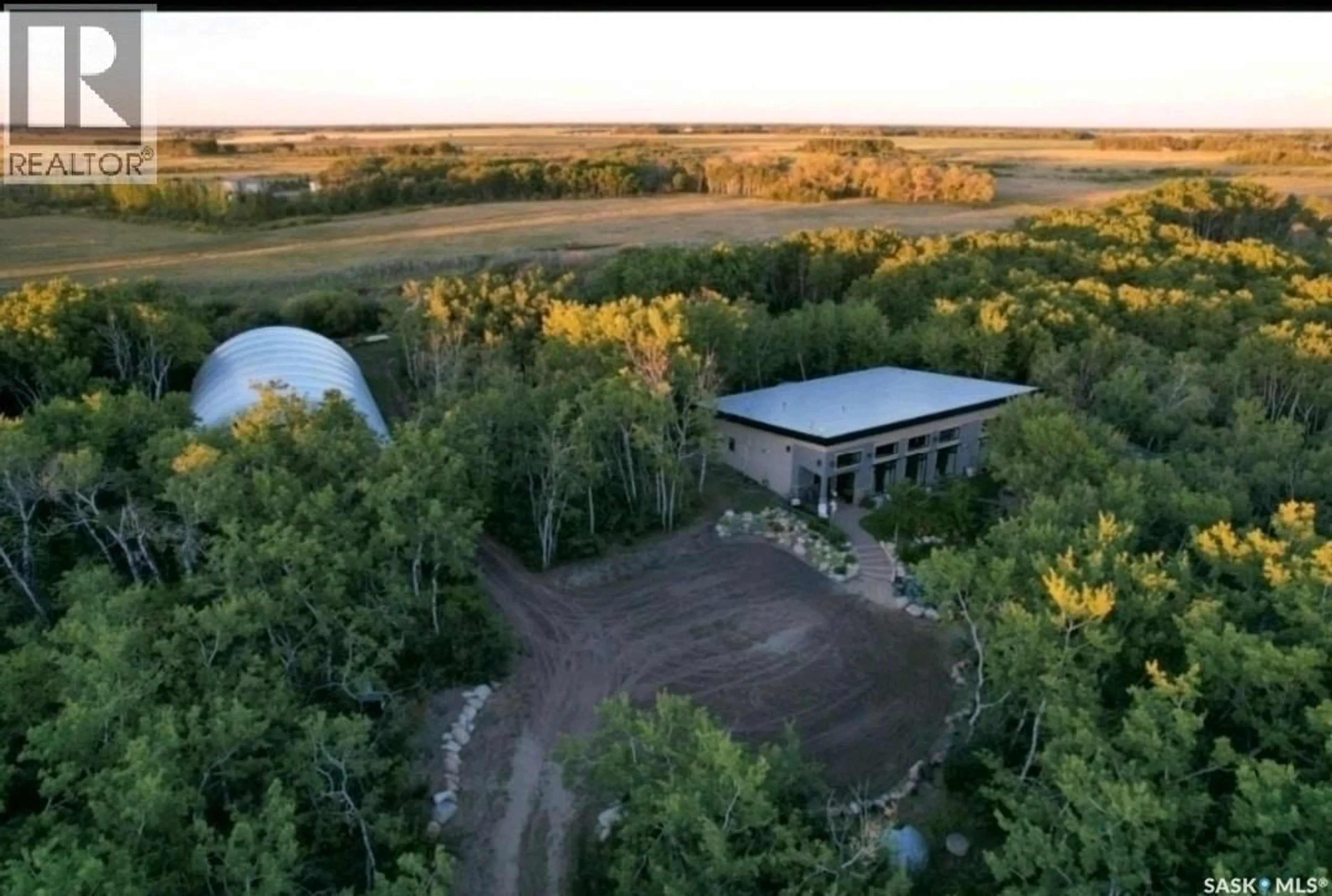 A pic from outside/outdoor area/front of a property/back of a property/a pic from drone, mountain view for MARTENS ACREAGE, Asquith Saskatchewan S0K0J0