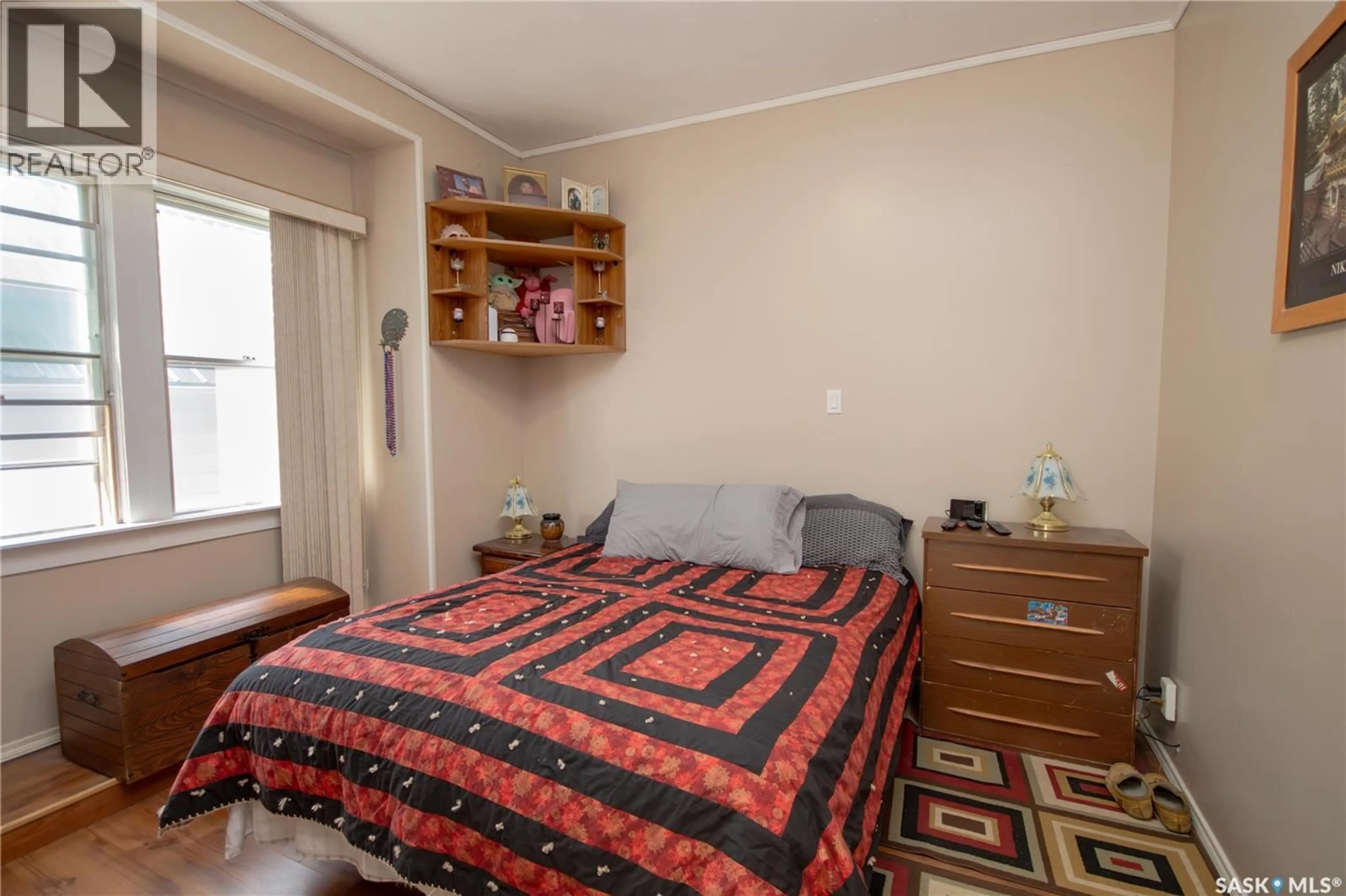 Bedroom with bed, unknown for 407 2ND STREET, Wilkie Saskatchewan S0K4W0