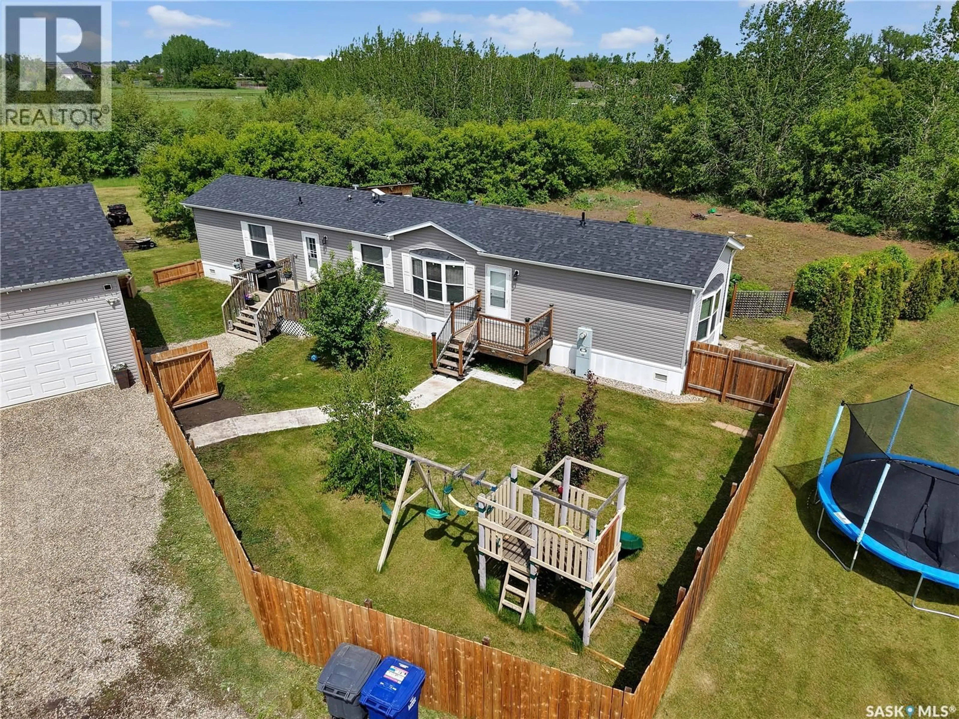 A pic from outside/outdoor area/front of a property/back of a property/a pic from drone, unknown for 321 BLUMENTHAL ACCESS RD, Rosthern Rm No. 403 Saskatchewan S0K1X0