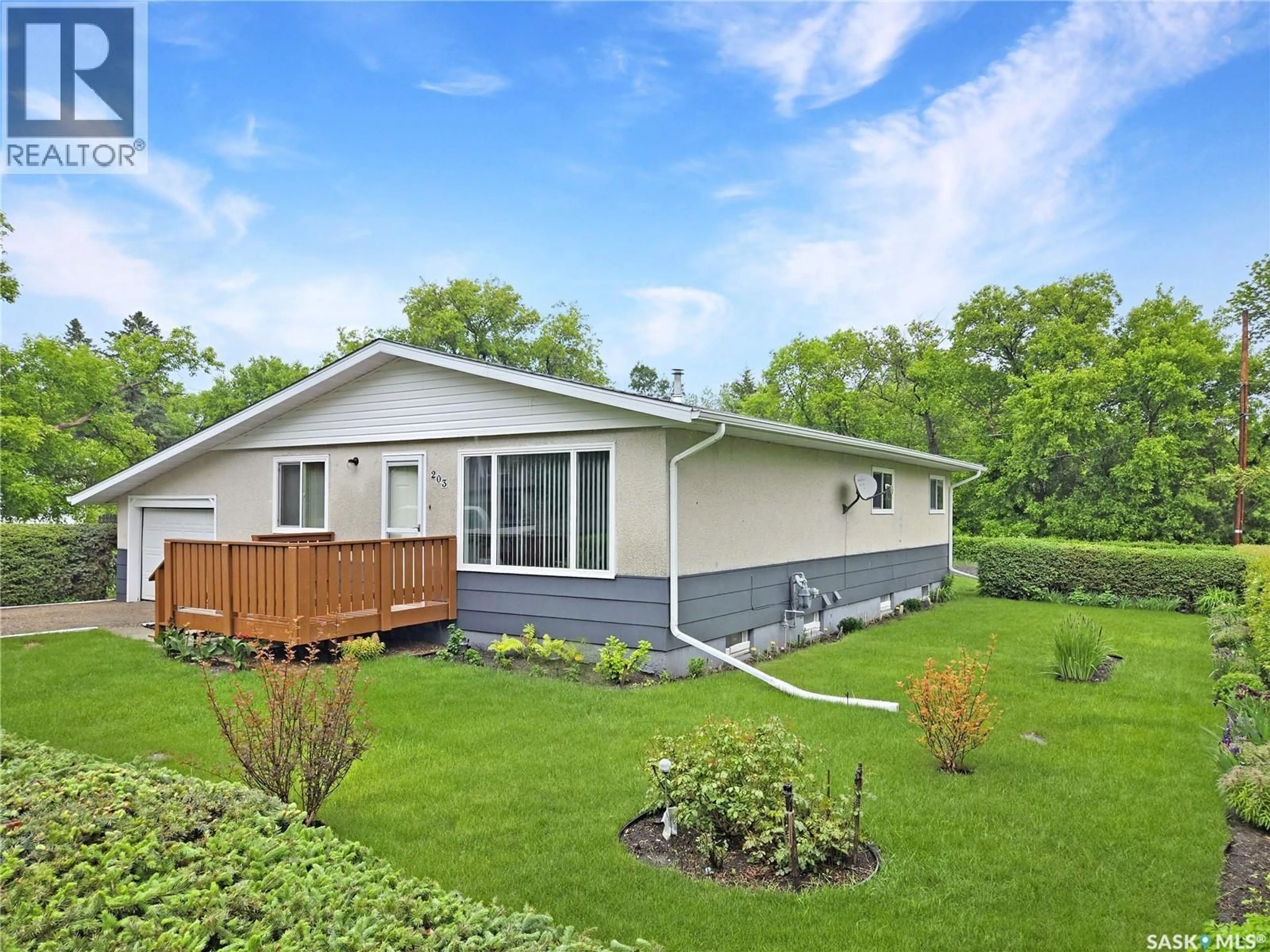 Home with vinyl exterior material, unknown for 203 WARK STREET, Dysart Saskatchewan S0G1H0
