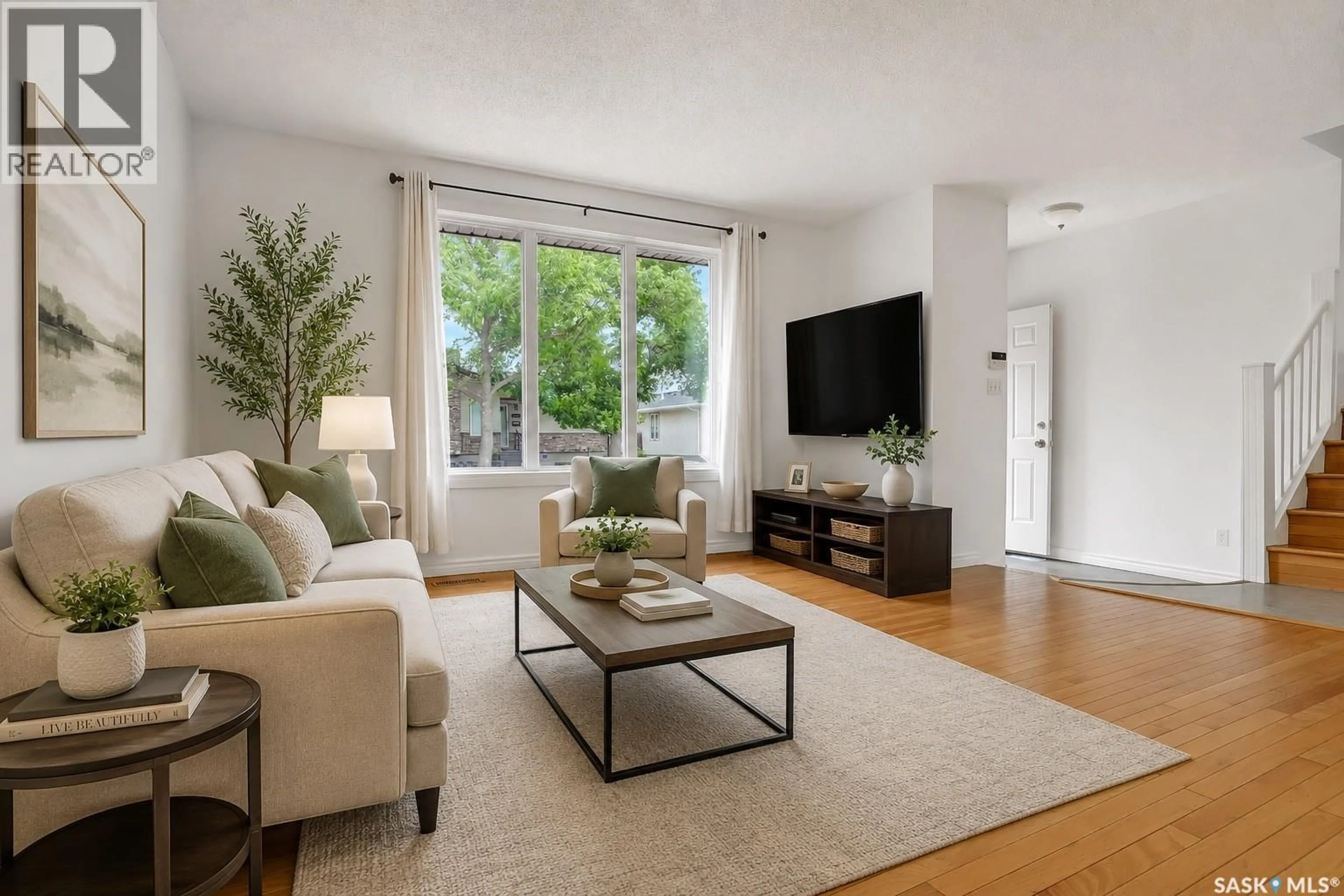 Living room with furniture, unknown for 1244 RUNCIMAN CRESCENT, Regina Saskatchewan S4X3A8