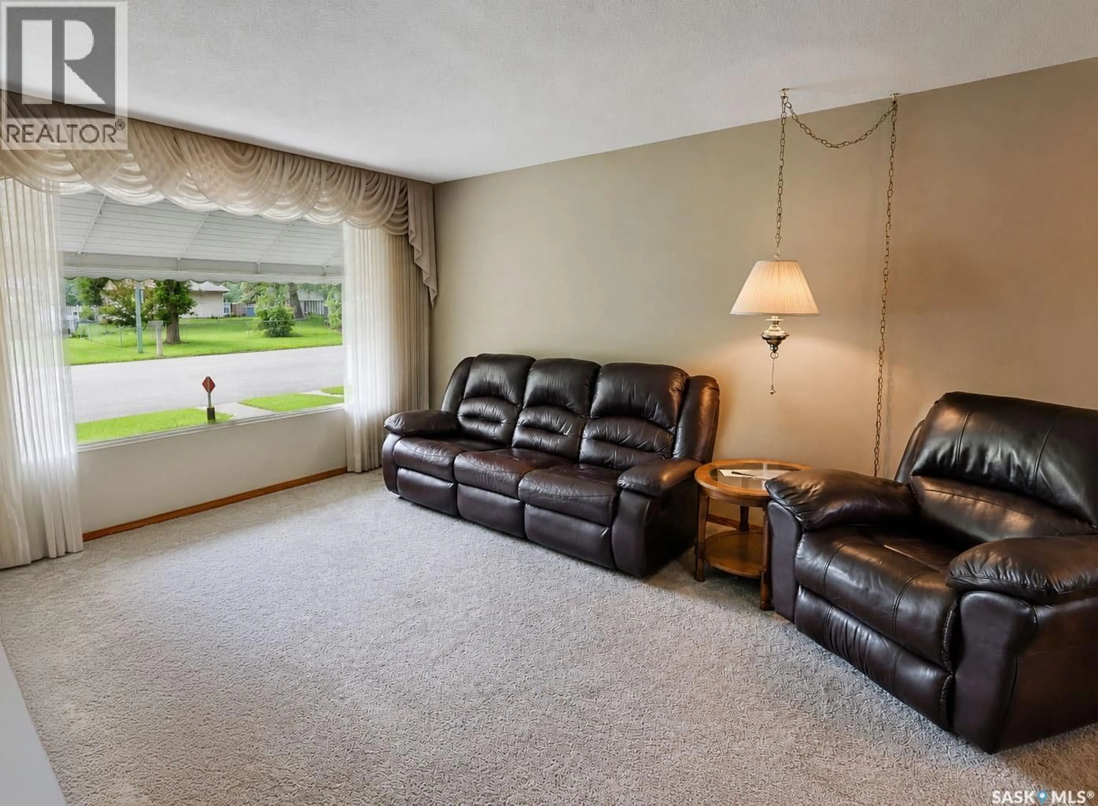 Living room with furniture, carpet floor for 626 22ND STREET, Prince Albert Saskatchewan S6V1P1
