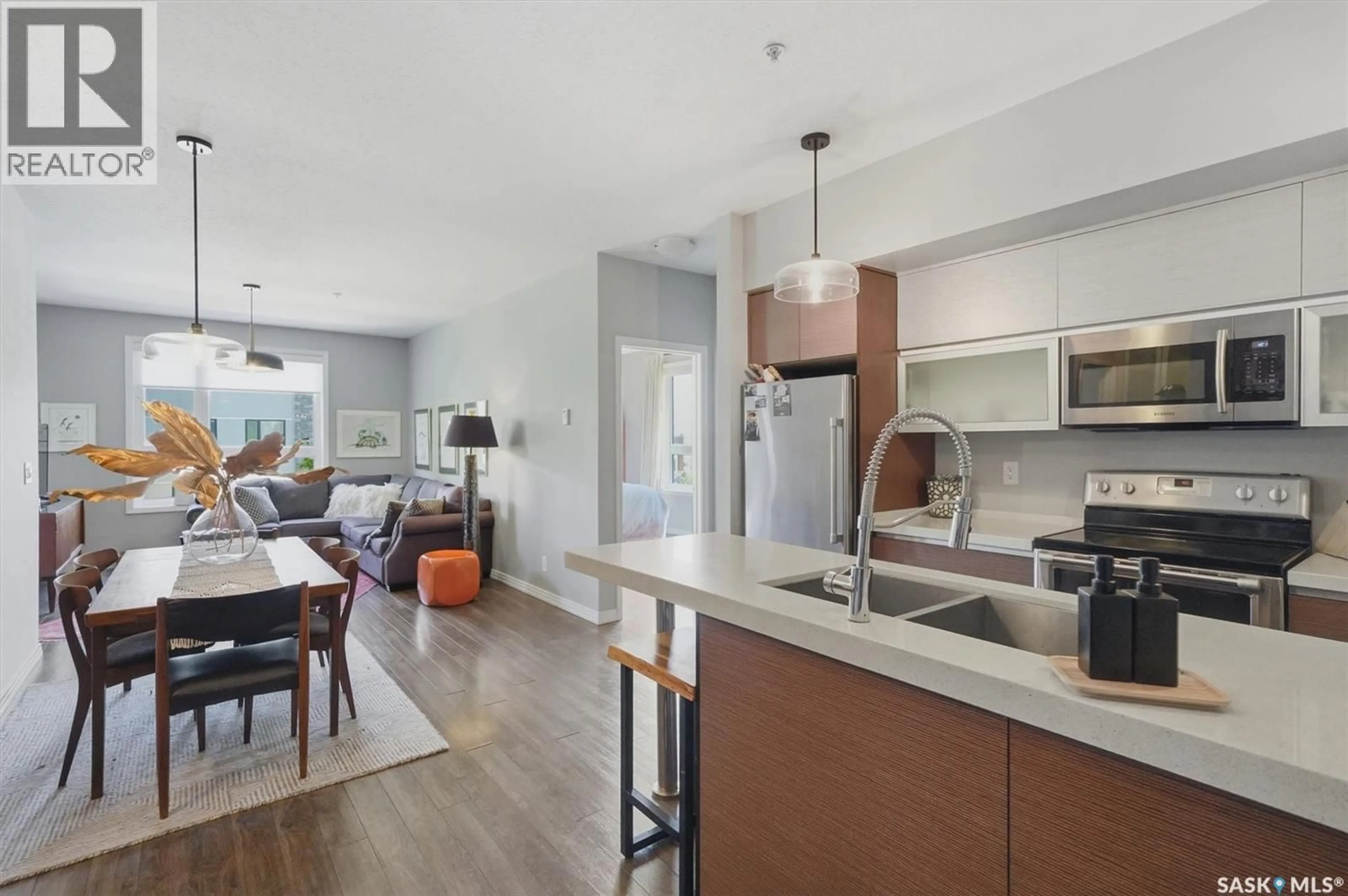 Open concept kitchen, unknown for 222 235 EVERGREEN SQUARE, Saskatoon Saskatchewan S7W0T9