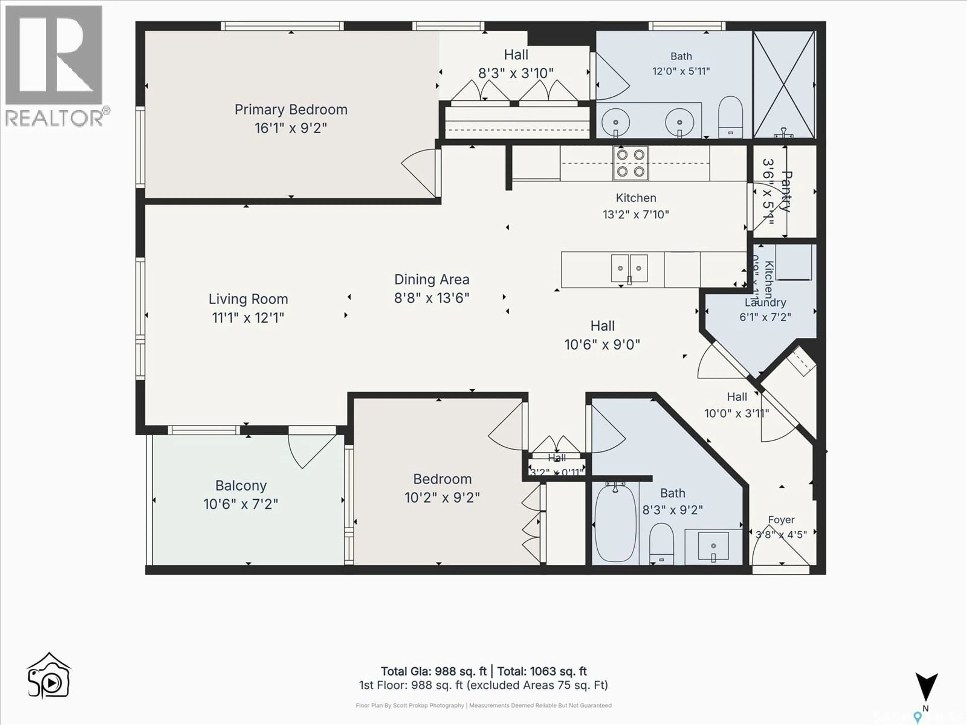 Floor plan for 222 235 EVERGREEN SQUARE, Saskatoon Saskatchewan S7W0T9