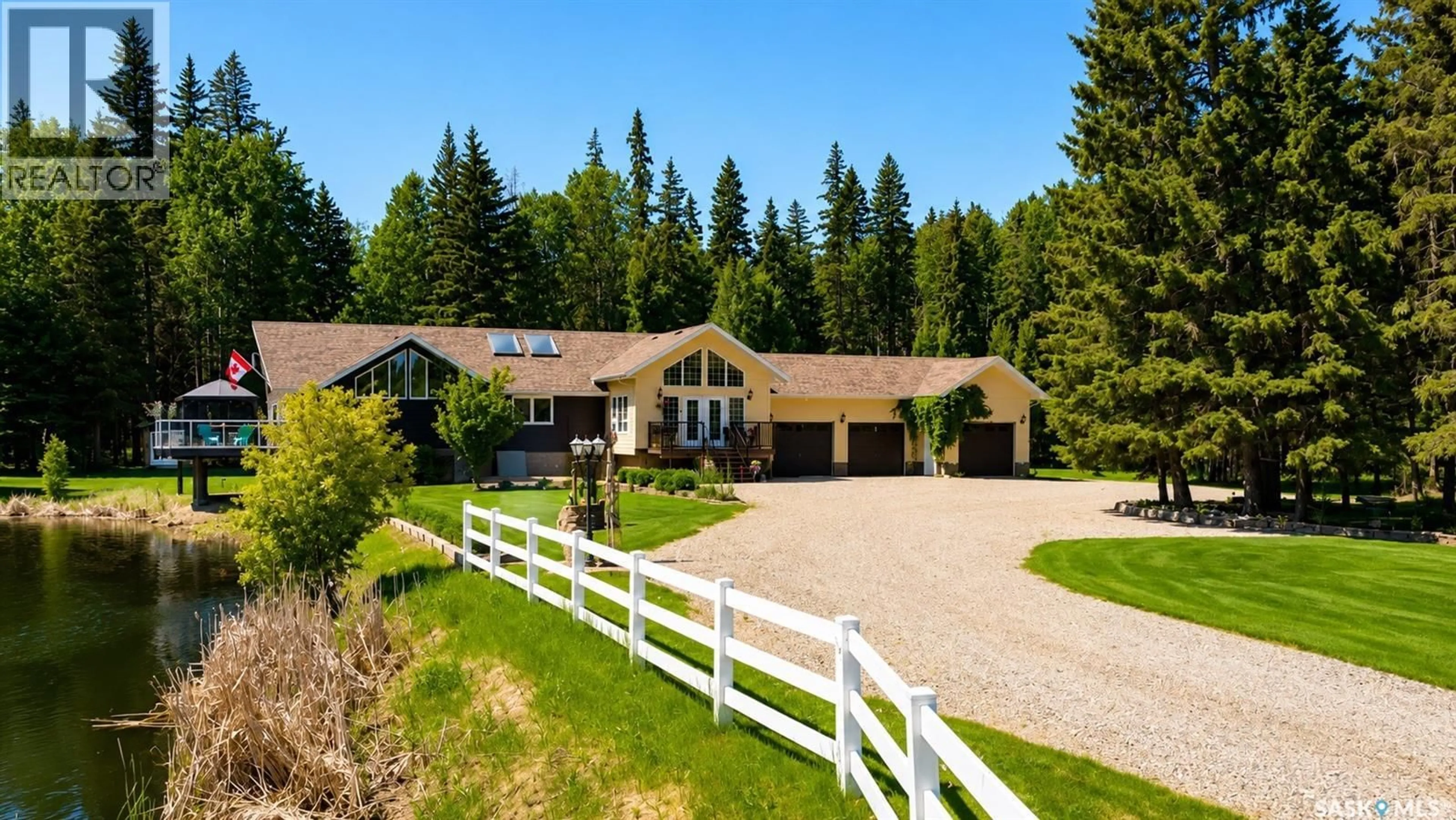 A pic from outside/outdoor area/front of a property/back of a property/a pic from drone, mountain view for CHITIEK LAKE ACREAGE, Chitek Lake Saskatchewan S0J0L0