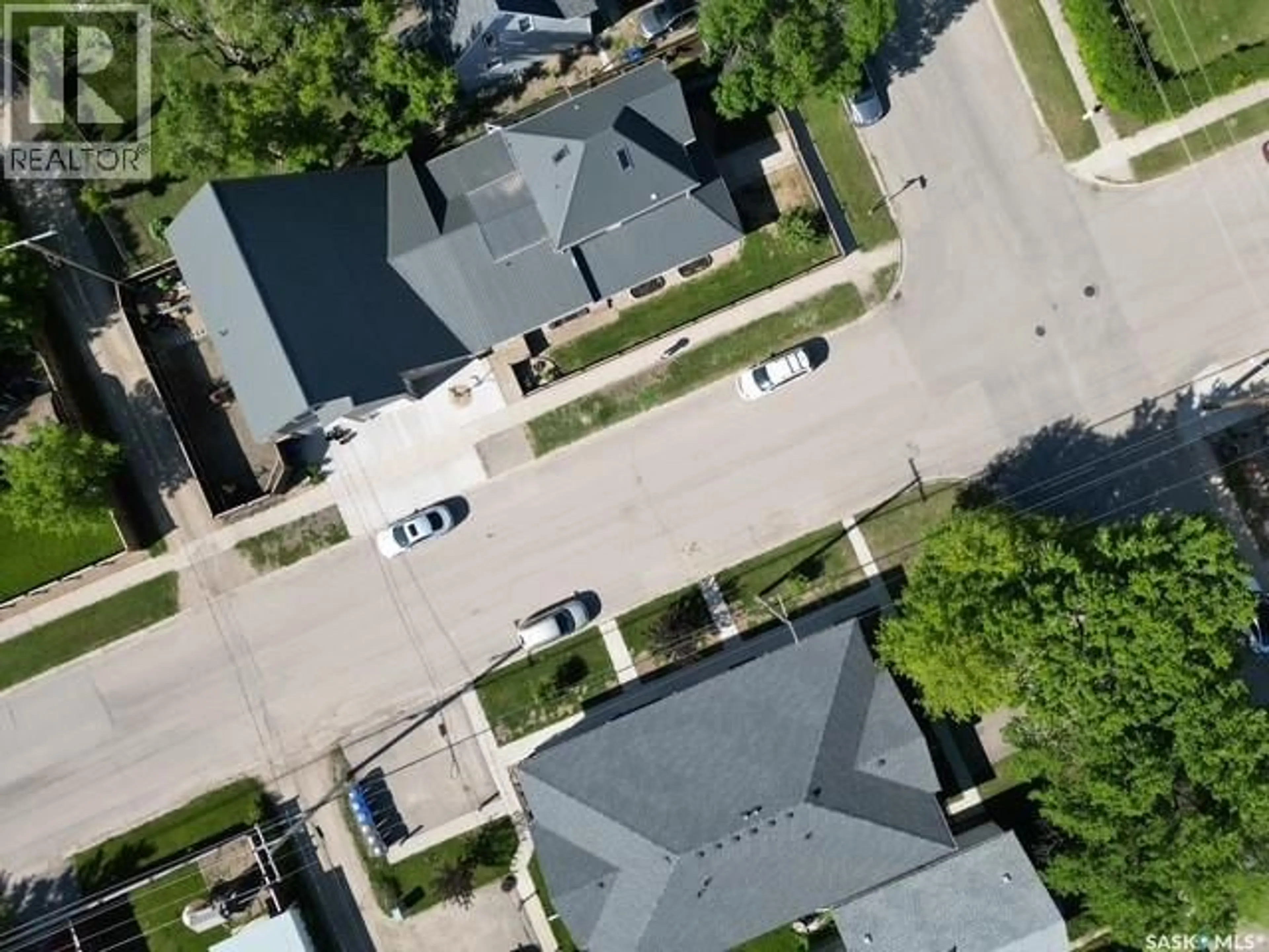 A pic from outside/outdoor area/front of a property/back of a property/a pic from drone, street for 701 10TH STREET, Humboldt Saskatchewan S0K2A0