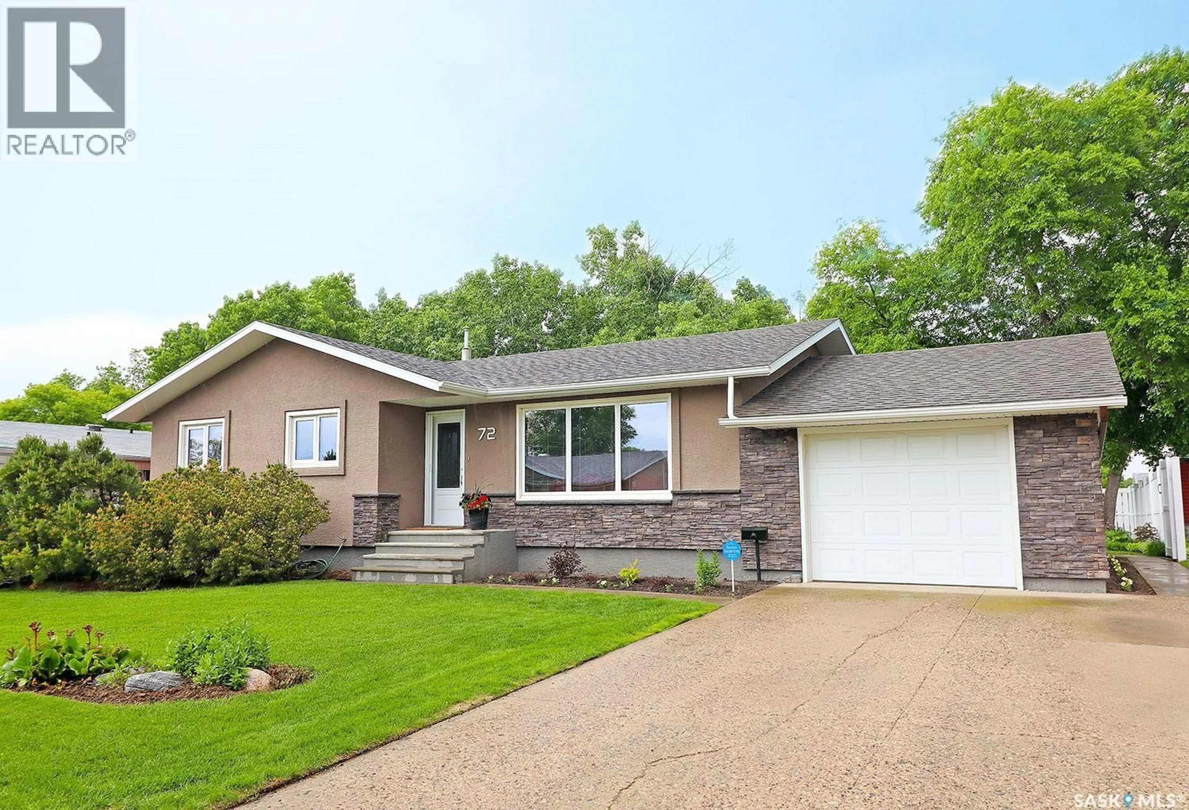 Home with vinyl exterior material, street for 72 COLLACOTT DRIVE, Yorkton Saskatchewan S3N3E6