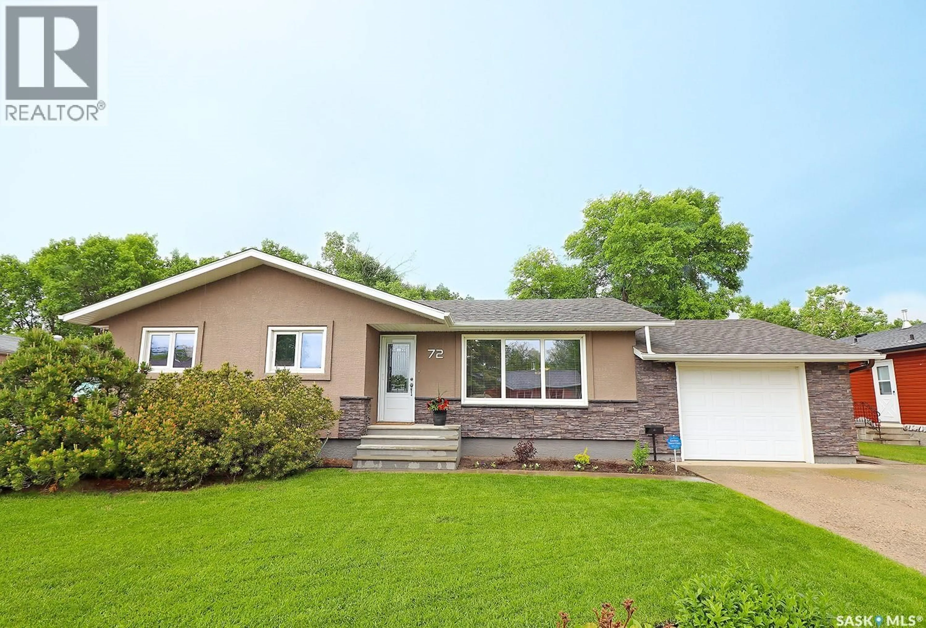 Home with vinyl exterior material, street for 72 COLLACOTT DRIVE, Yorkton Saskatchewan S3N3E6