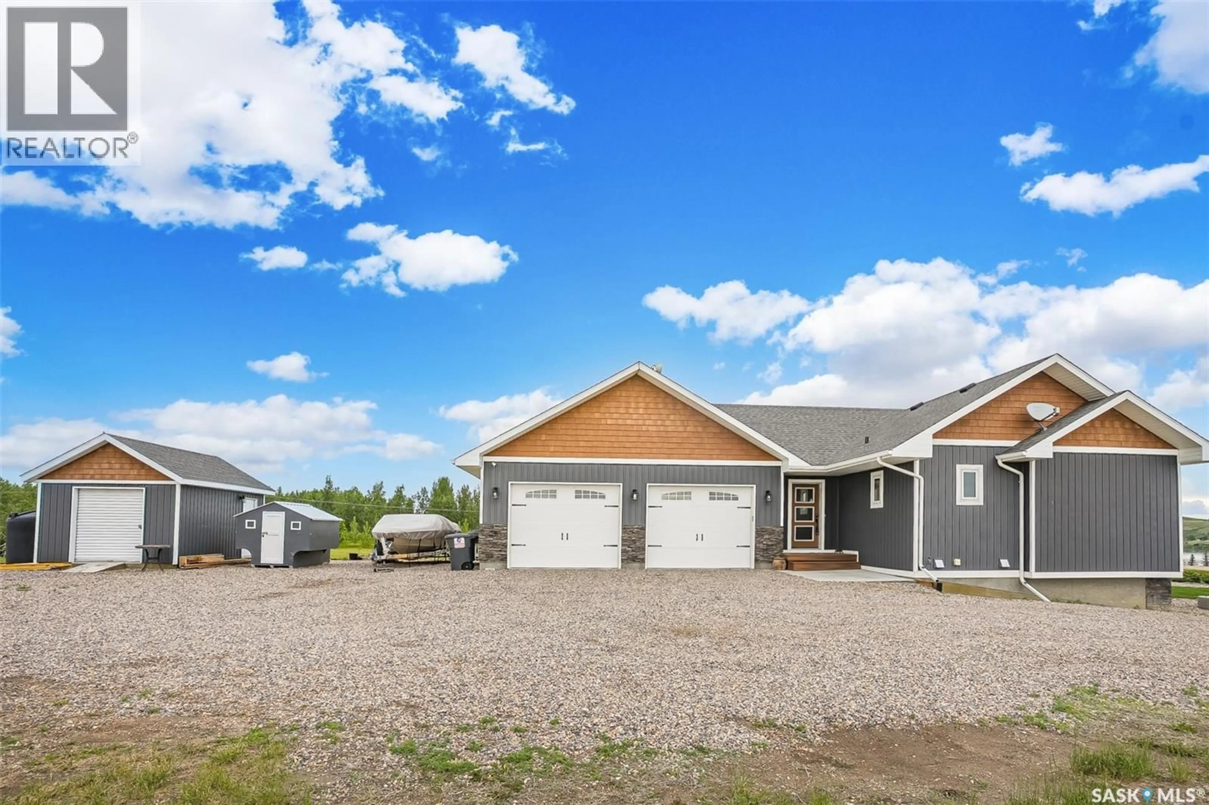 A pic from outside/outdoor area/front of a property/back of a property/a pic from drone, unknown for 3 SUNRISE DRIVE, Dundurn Rm No. 314 Saskatchewan S7C0A6