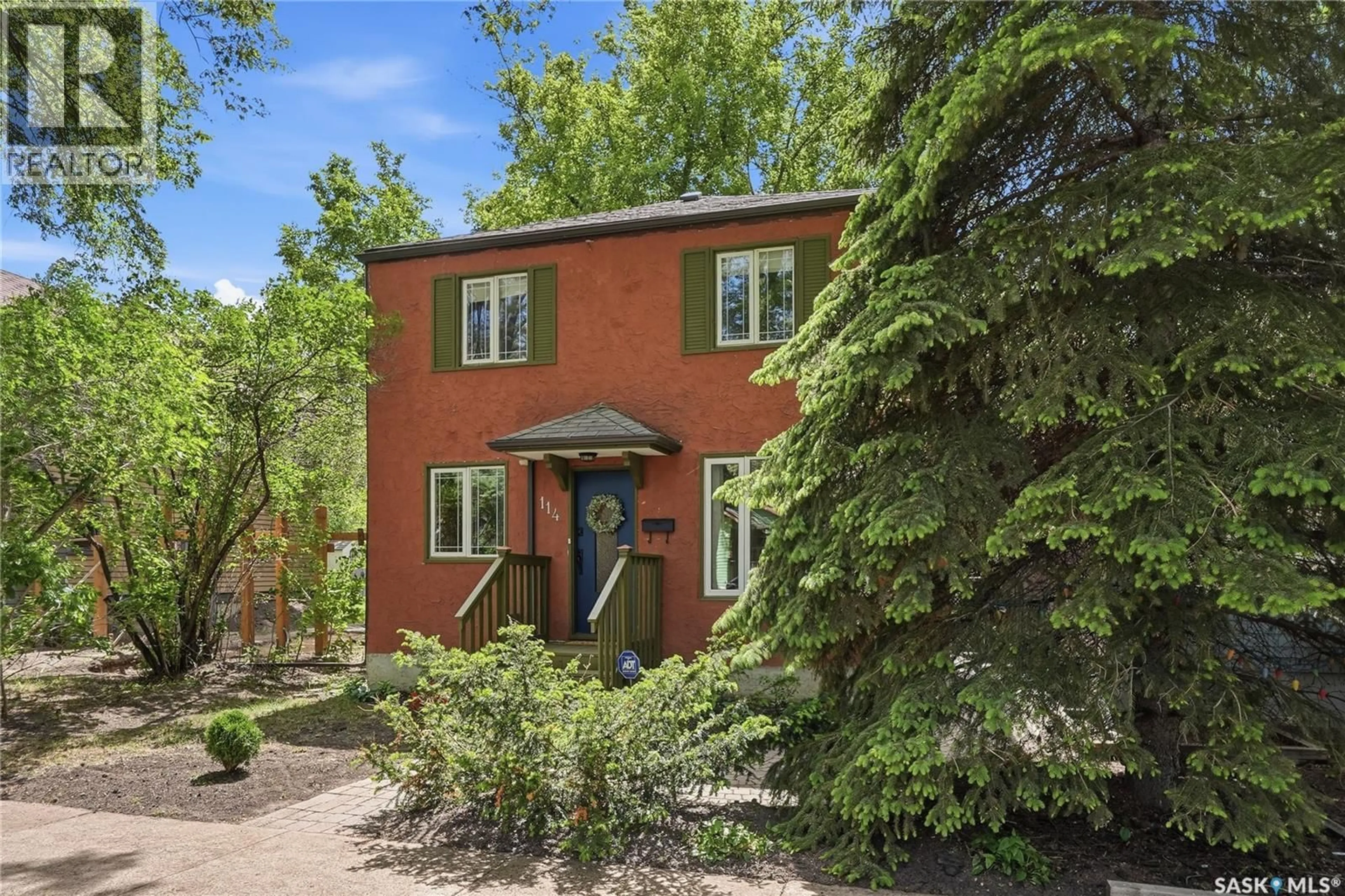Home with brick exterior material, street for 114 7TH STREET, Saskatoon Saskatchewan S7H0W8