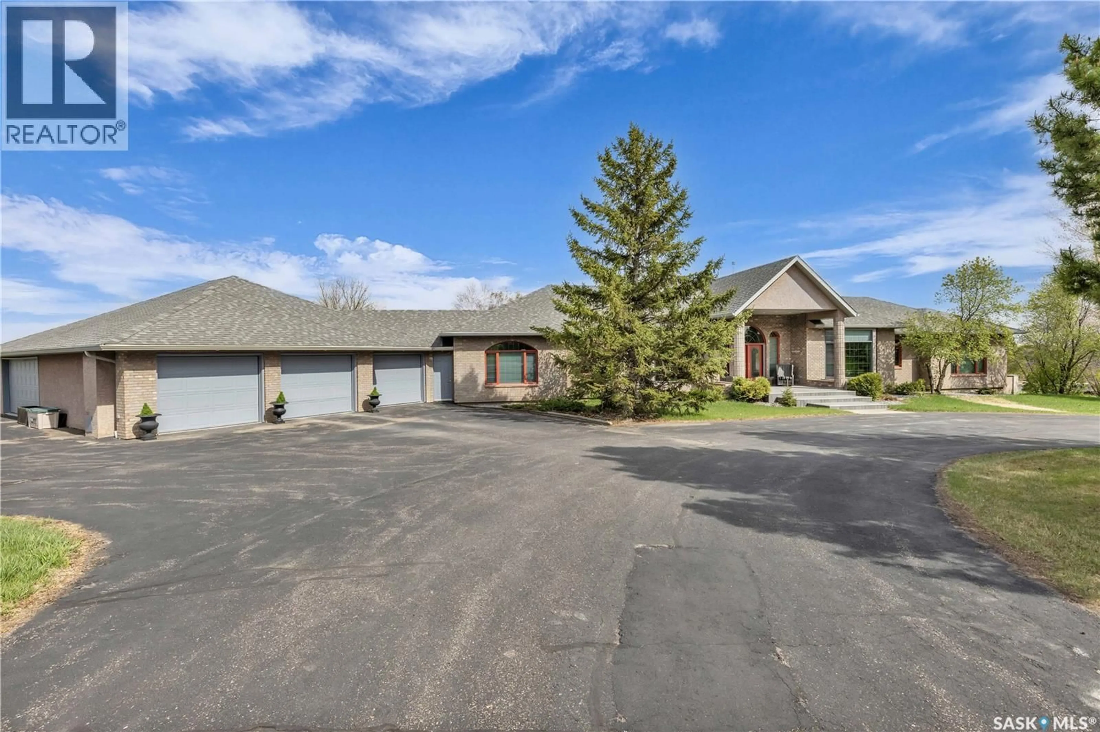 A pic from outside/outdoor area/front of a property/back of a property/a pic from drone, street for 48 CATHEDRAL BLUFFS ROAD, Corman Park Rm No. 344 Saskatchewan S7P1A3
