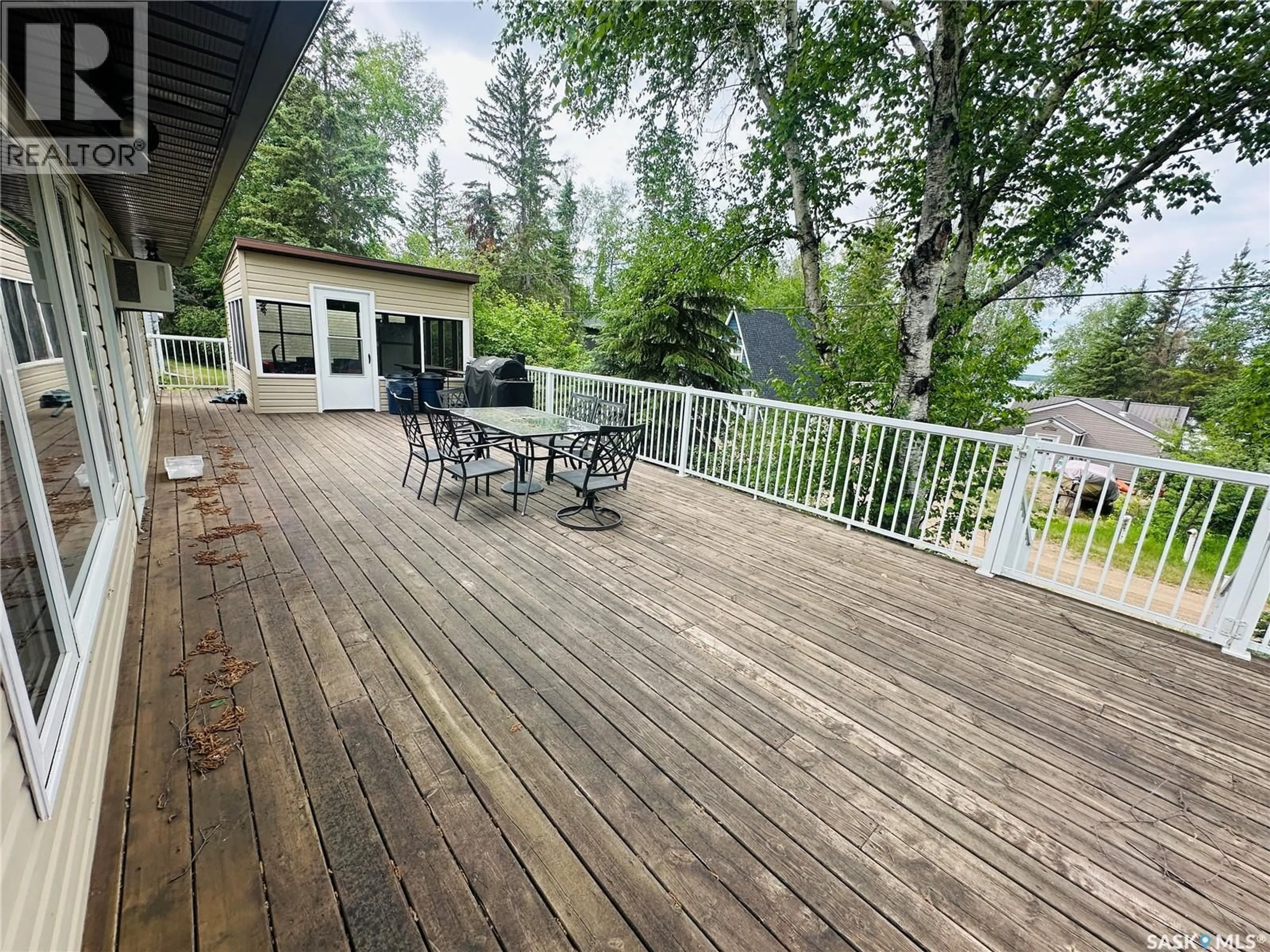 Patio, water/lake/river/ocean view for 304 PINE DRIVE, Tobin Lake Saskatchewan S0E1E0