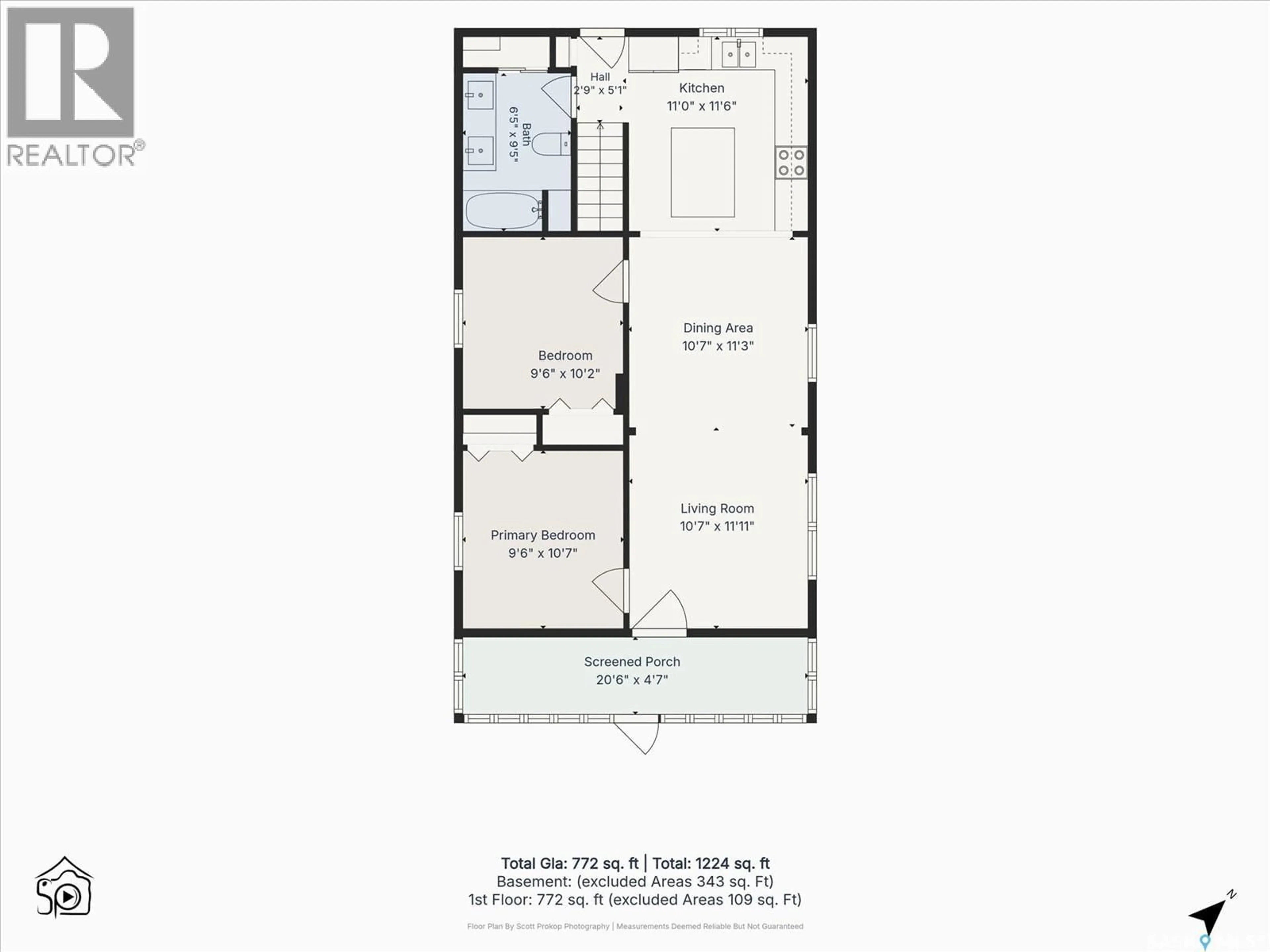 Floor plan for 720 WALMER ROAD, Saskatoon Saskatchewan S7L0E4