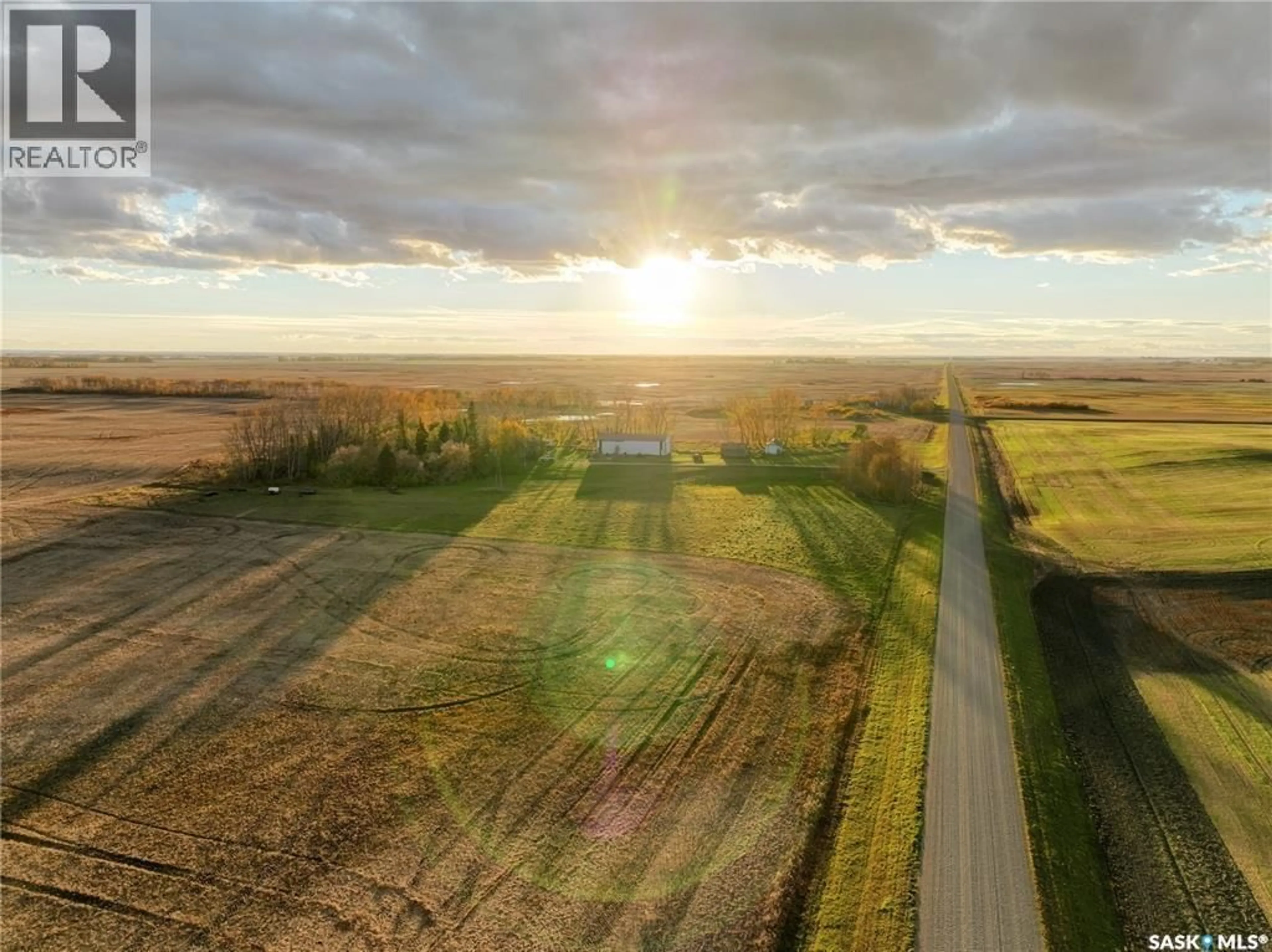 A pic from outside/outdoor area/front of a property/back of a property/a pic from drone, street for LOMENDA ACREAGE, Langenburg Rm No. 181 Saskatchewan S0A0M0