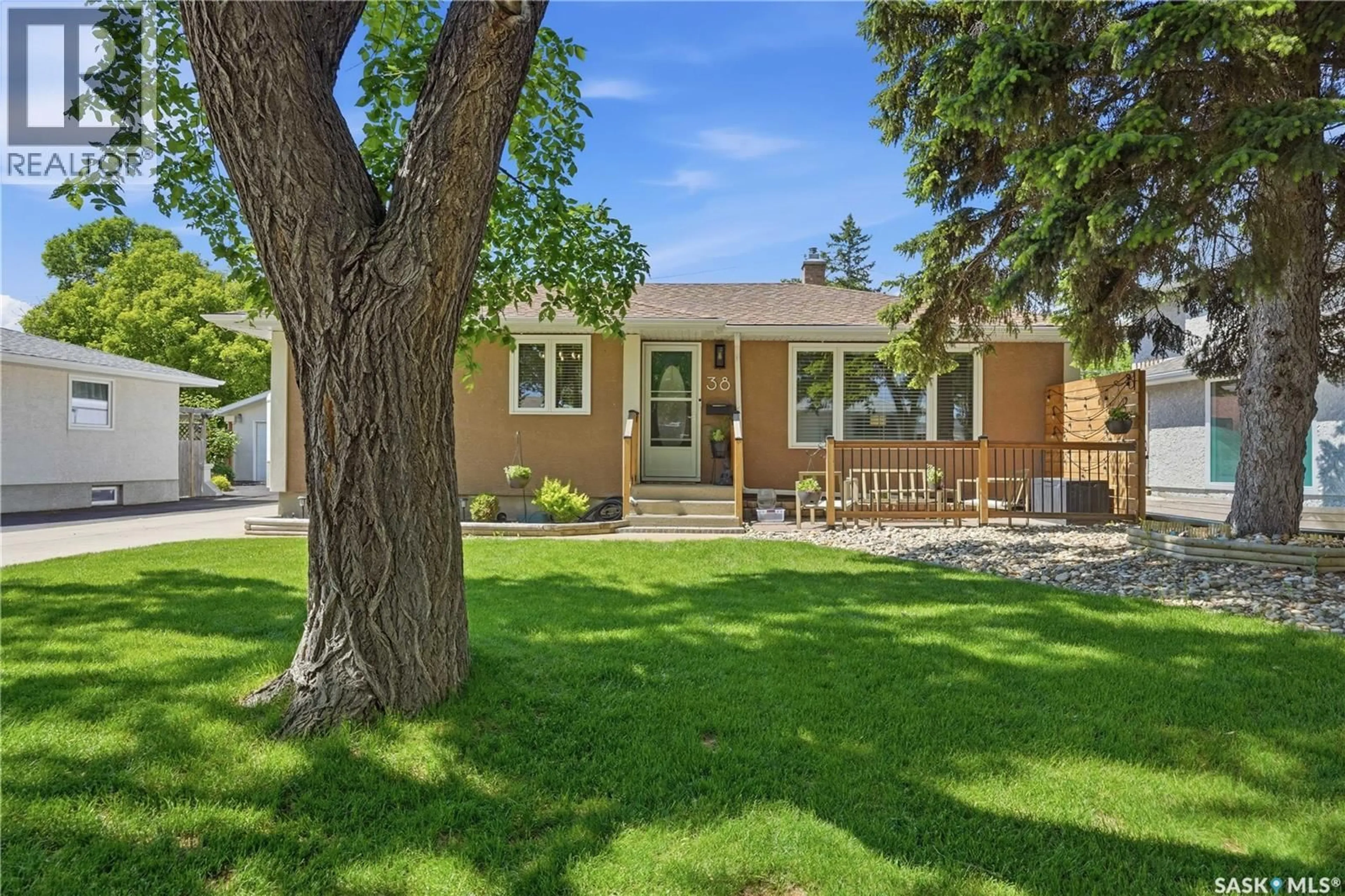 Home with brick exterior material, street for 38 ELLISON CRESCENT, Regina Saskatchewan S4R4V5