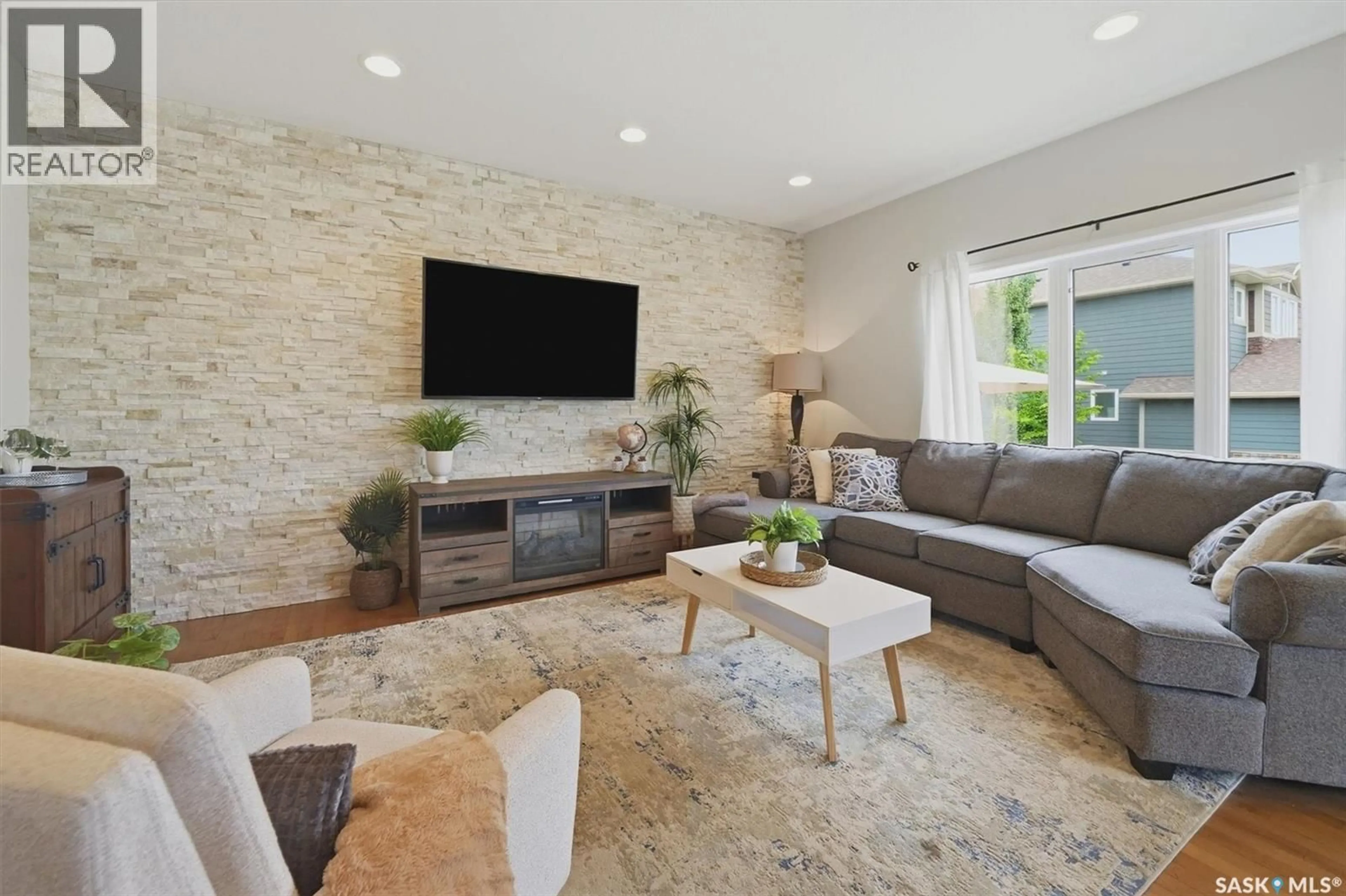 Living room with furniture, unknown for 1358 DENHAM CRESCENT, Saskatoon Saskatchewan S7R0B1