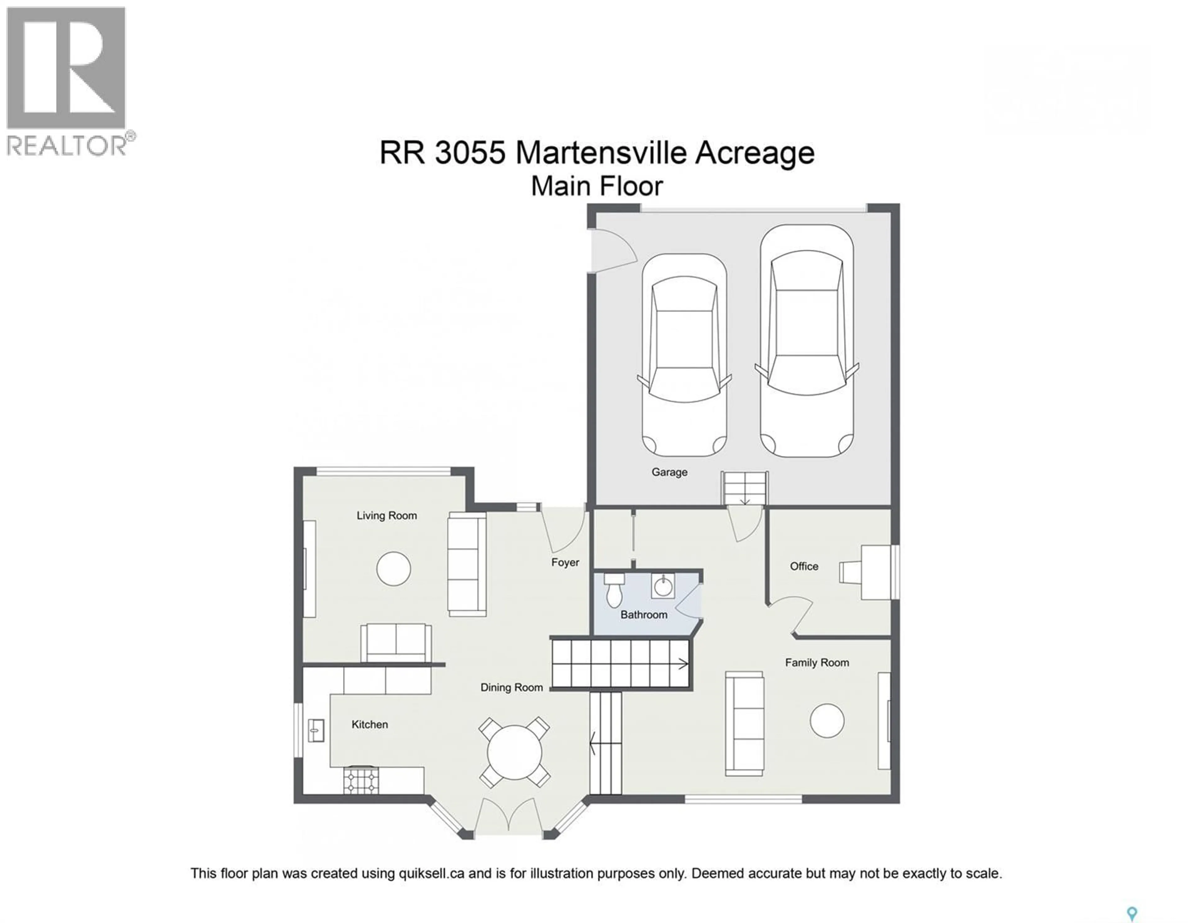 Floor plan for STUSHNOFF ACREAGE, Corman Park Rm No. 344 Saskatchewan S0K0A2