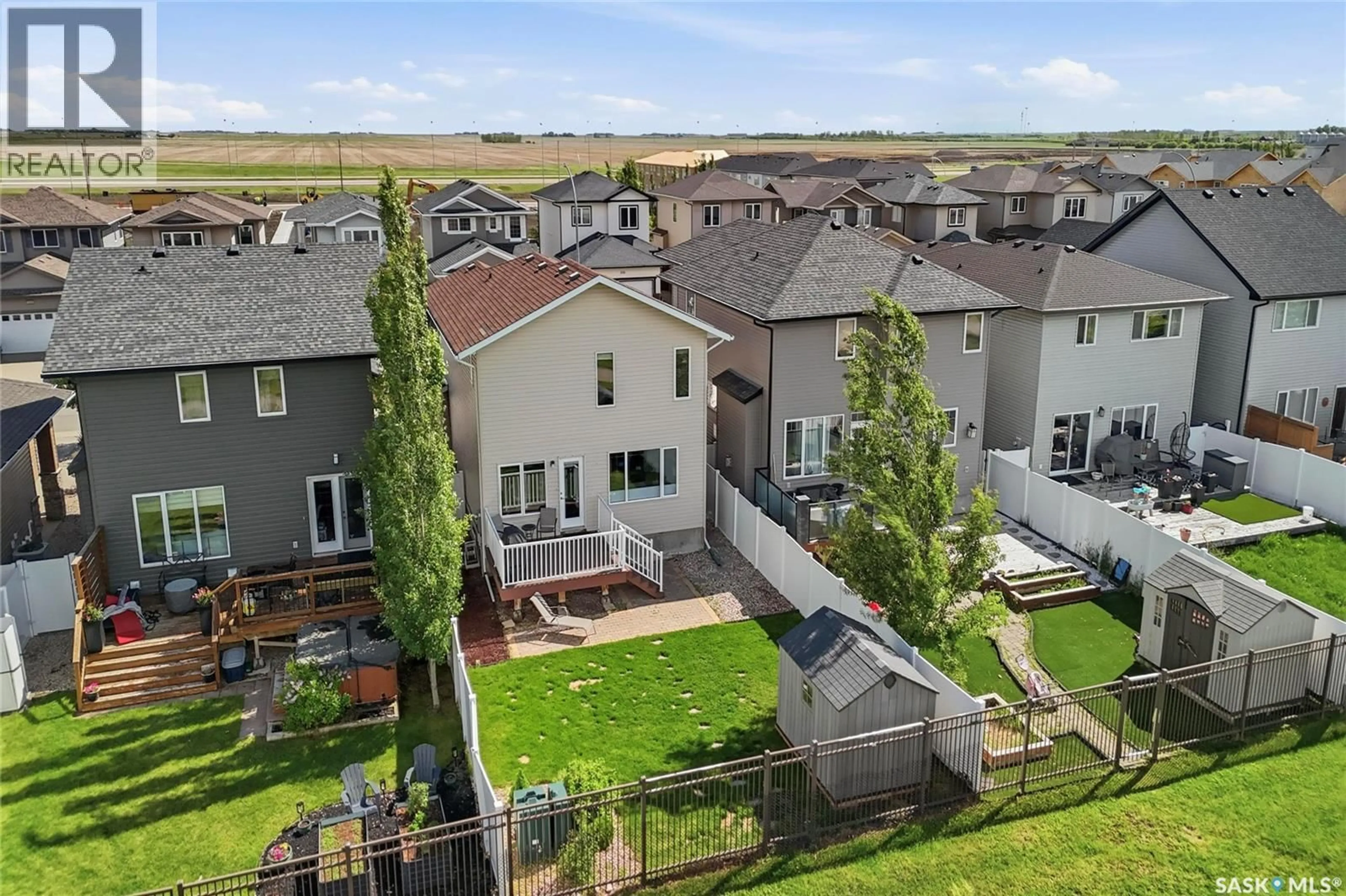 A pic from outside/outdoor area/front of a property/back of a property/a pic from drone, mountain view for 4748 PADWICK AVENUE, Regina Saskatchewan S4W0C4