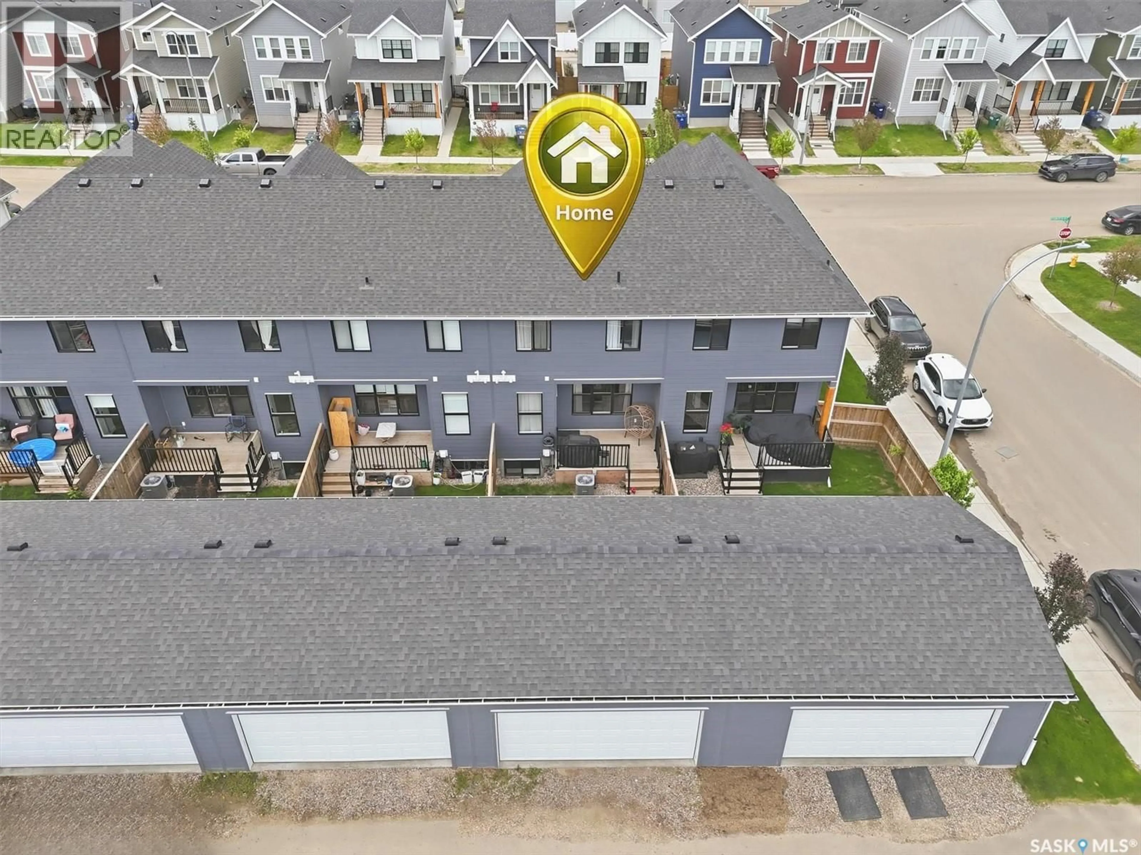 A pic from outside/outdoor area/front of a property/back of a property/a pic from drone, street for 149 ROSEWOOD BOULEVARD, Saskatoon Saskatchewan S7V0Z1