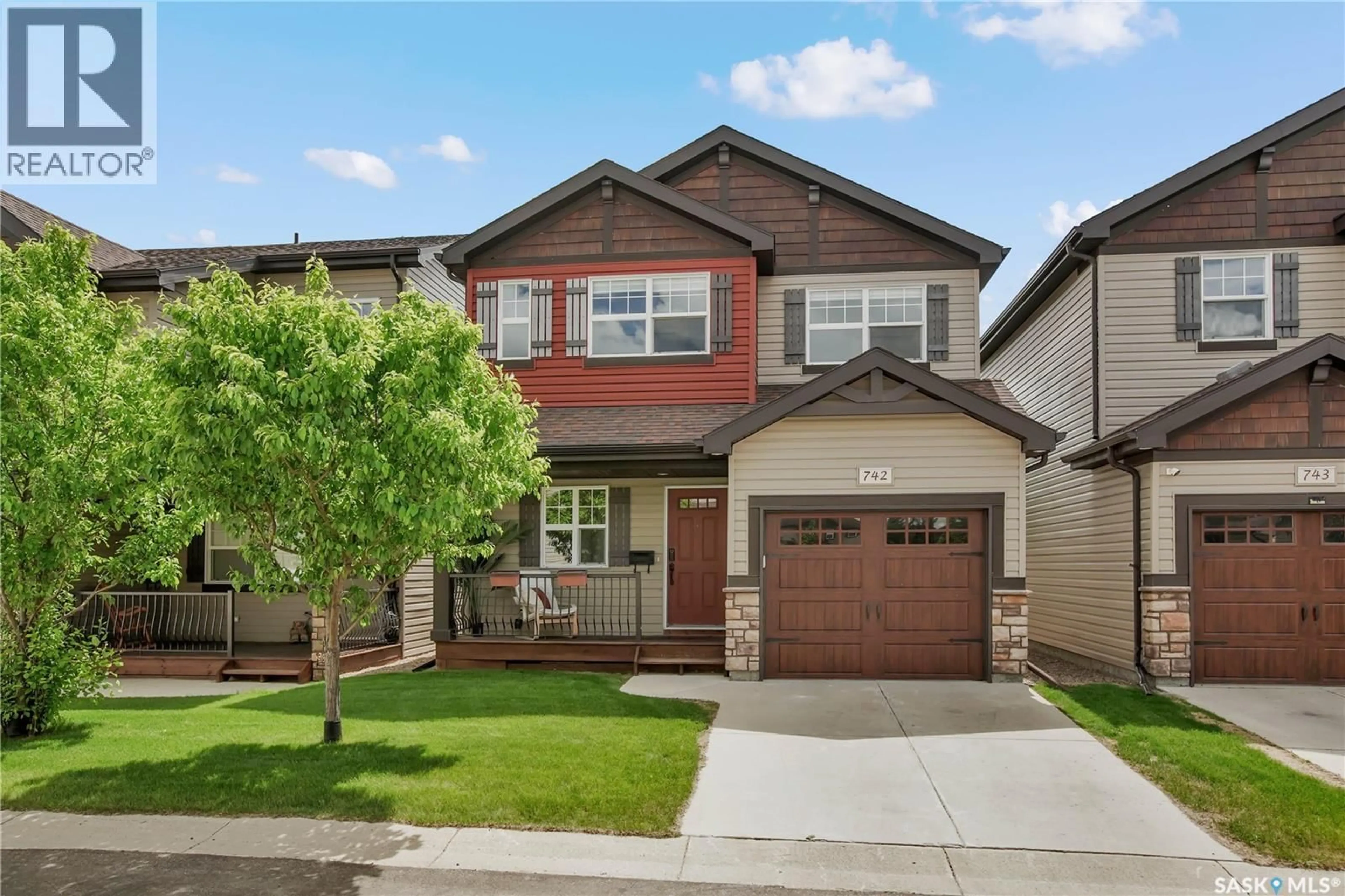 Home with brick exterior material, street for 742 150 LANGLOIS WAY, Saskatoon Saskatchewan S7T0L4