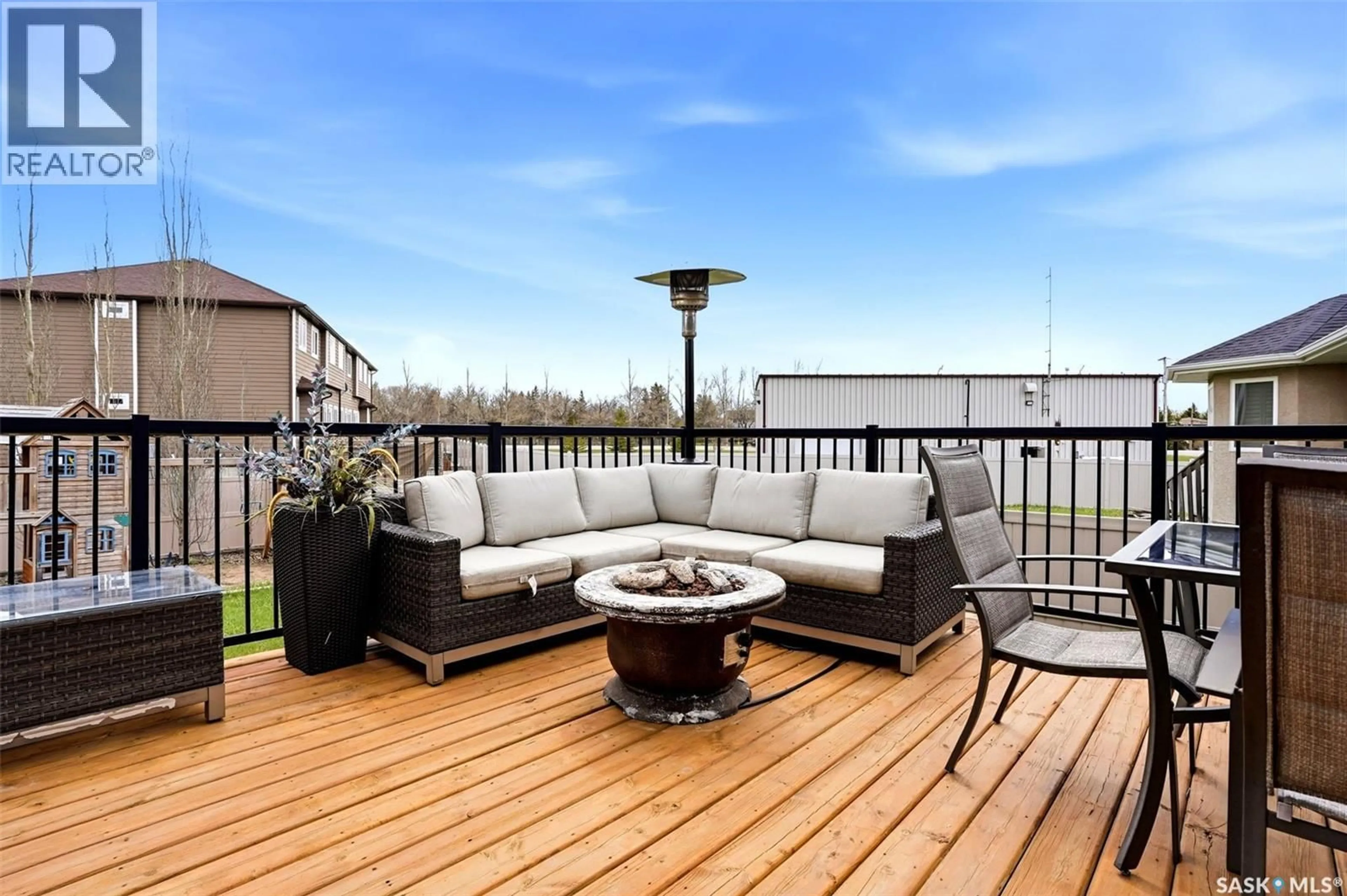 Patio, water/lake/river/ocean view for 9 MCKENZIE POINTE, White City Saskatchewan S4L0B2
