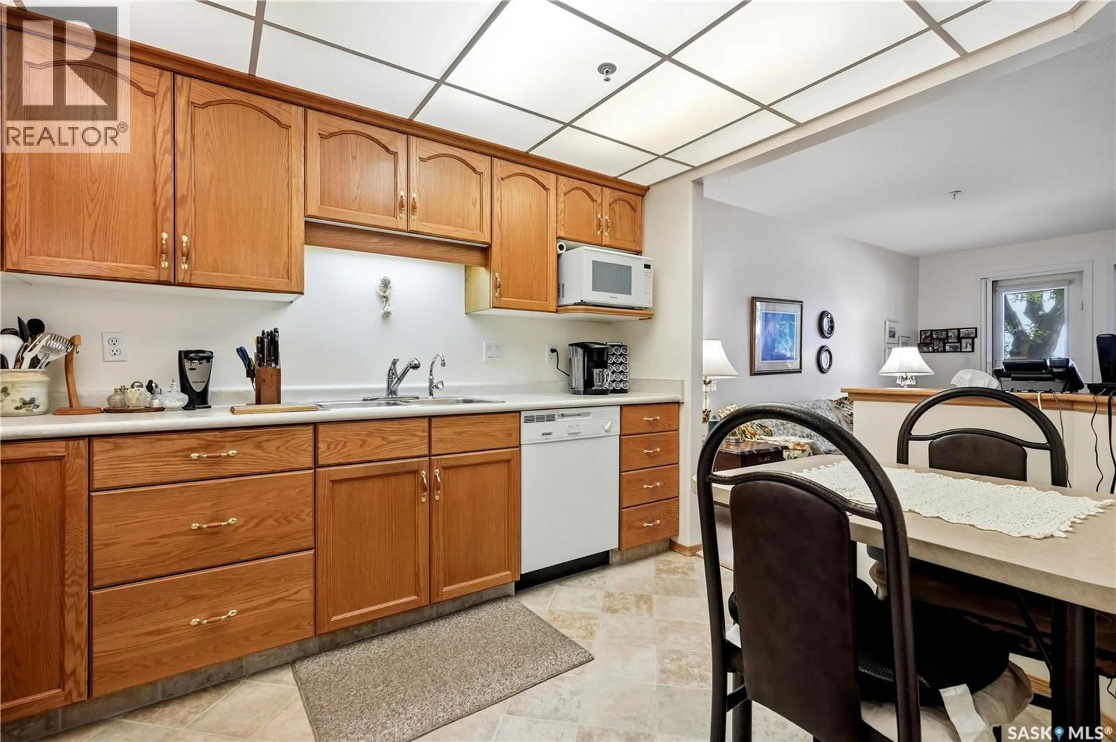 Standard kitchen, ceramic/tile floor for 106 2550 25TH AVENUE, Regina Saskatchewan S4S4E6