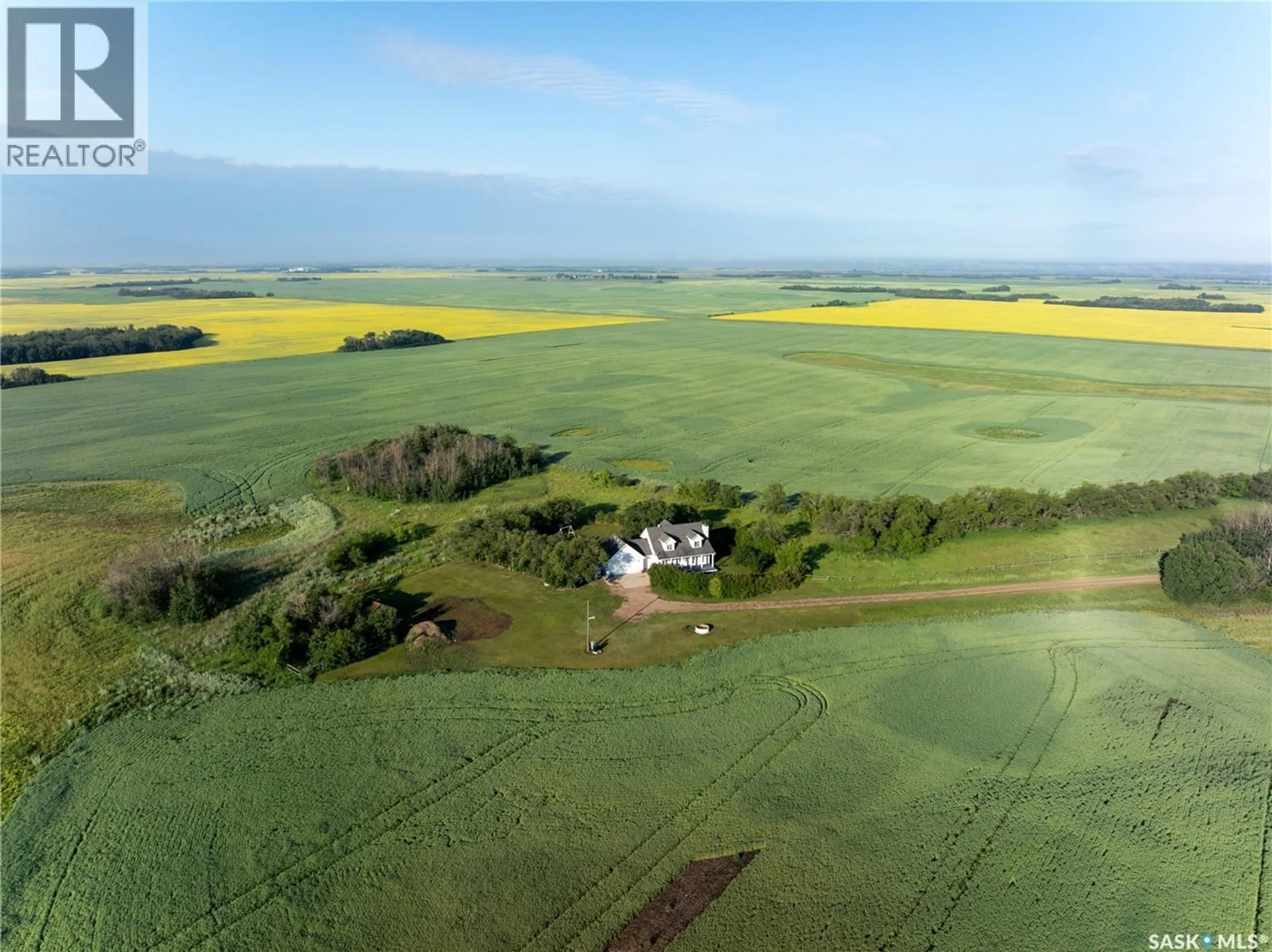 A pic from outside/outdoor area/front of a property/back of a property/a pic from drone, building for HEPBURN ACRES, Laird Rm No. 404 Saskatchewan S0K1Z0