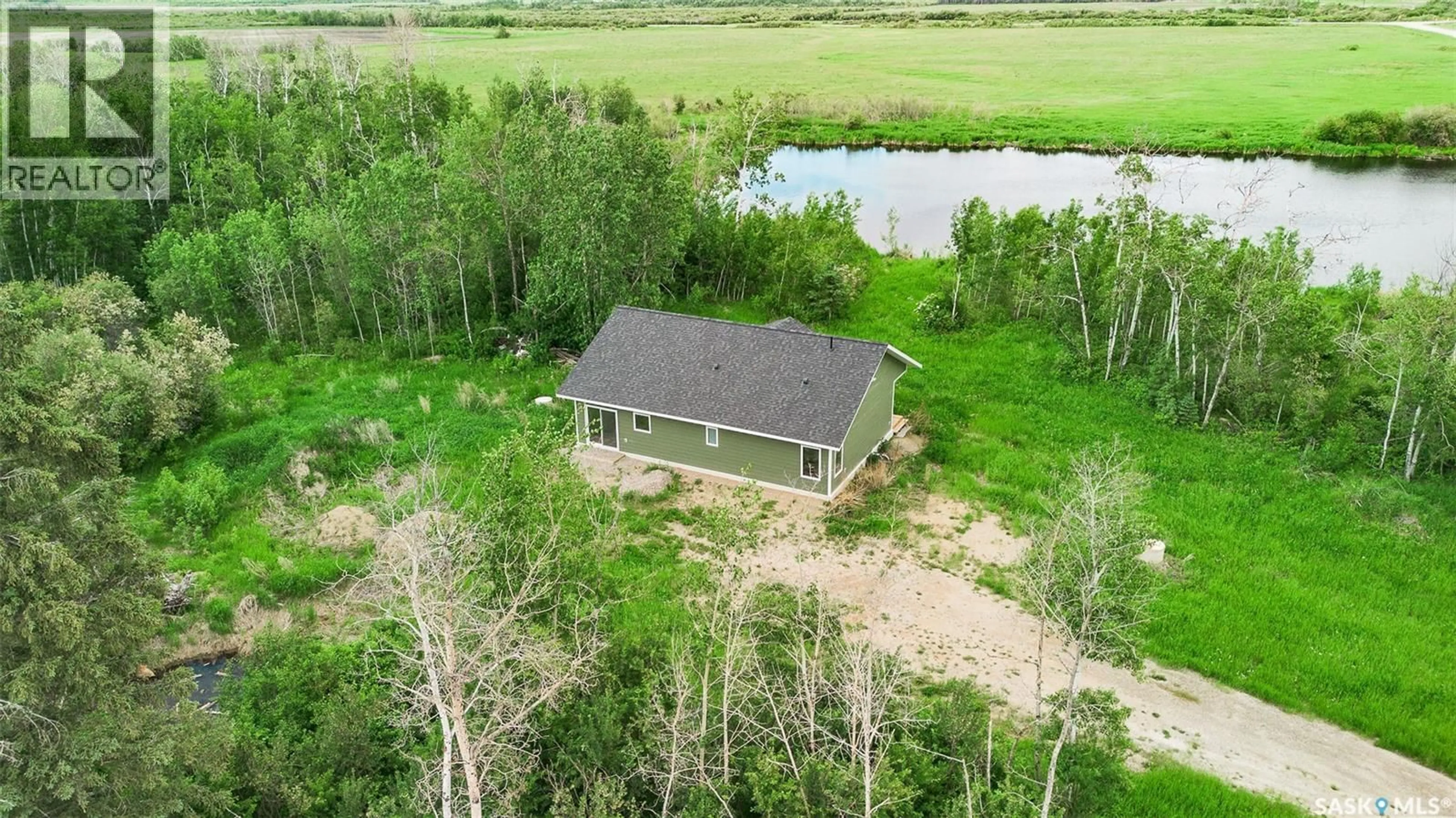A pic from outside/outdoor area/front of a property/back of a property/a pic from drone, water/lake/river/ocean view for 304 RAILWAY AVENUE, Garden River Rm No. 490 Saskatchewan S0J1T0