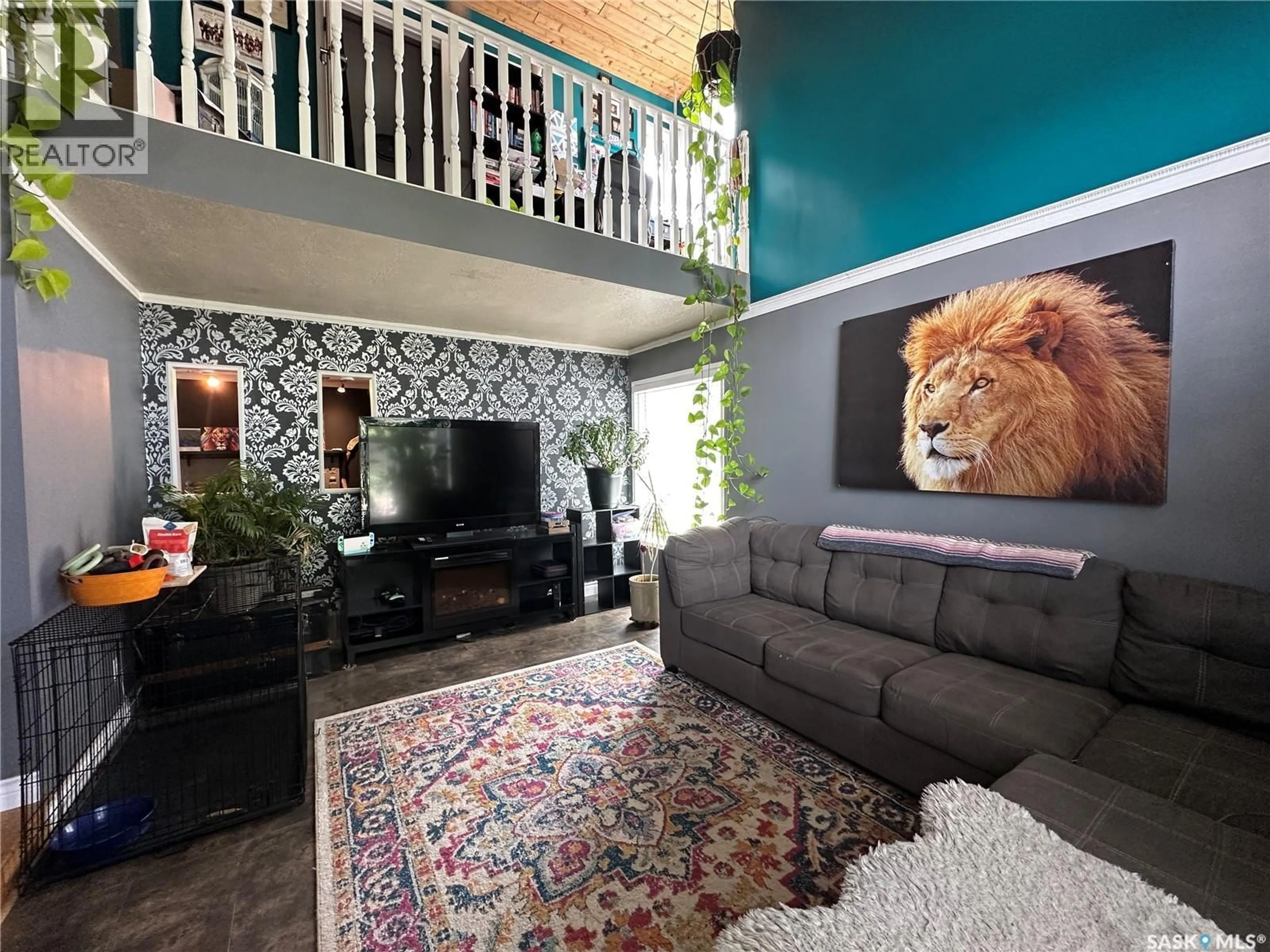 Living room with furniture, unknown for 52 WINDFIELD PLACE, Yorkton Saskatchewan S3N3P8